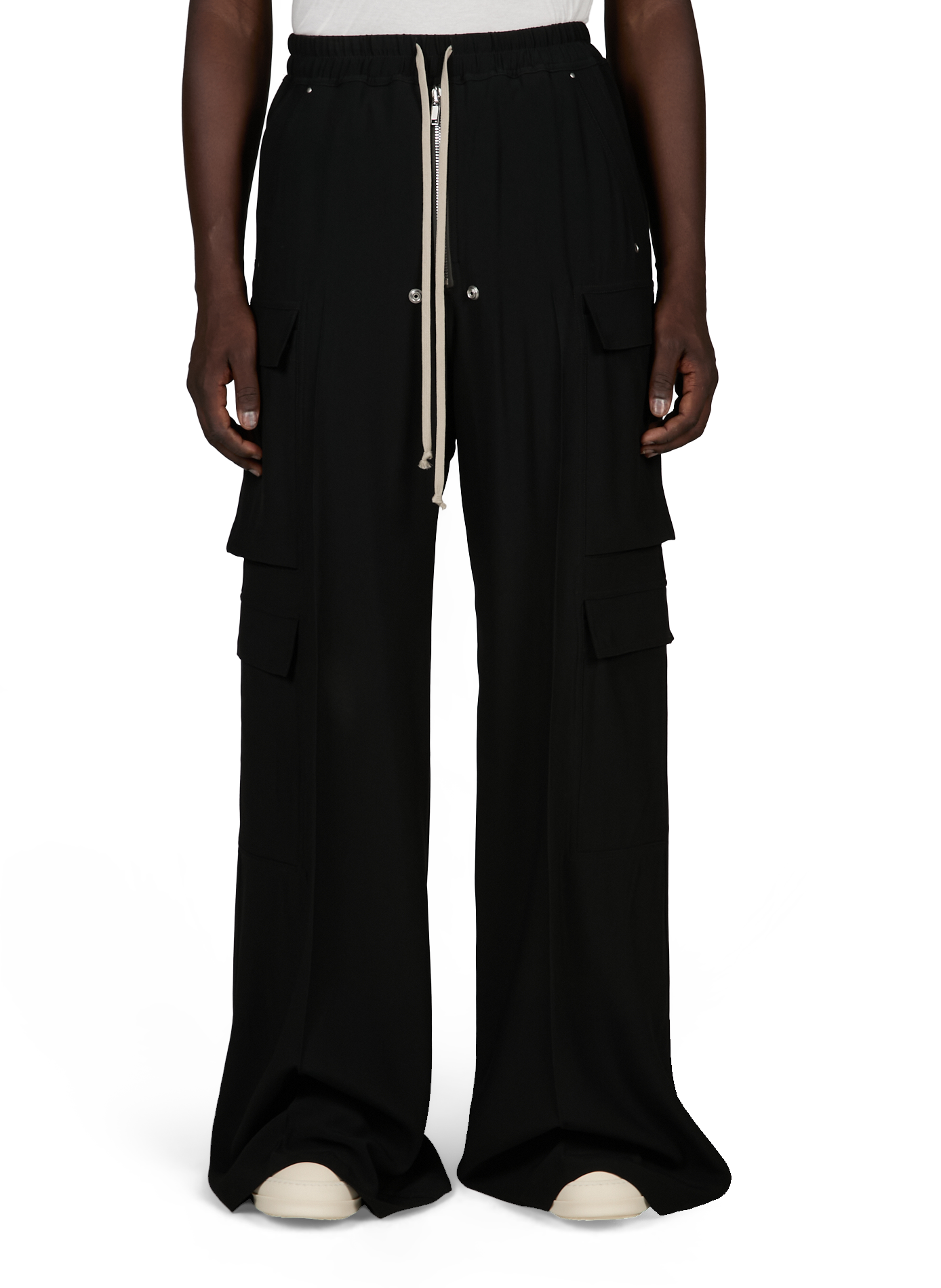 Pantalon large cargo Cargobelas RICK OWENS Noir