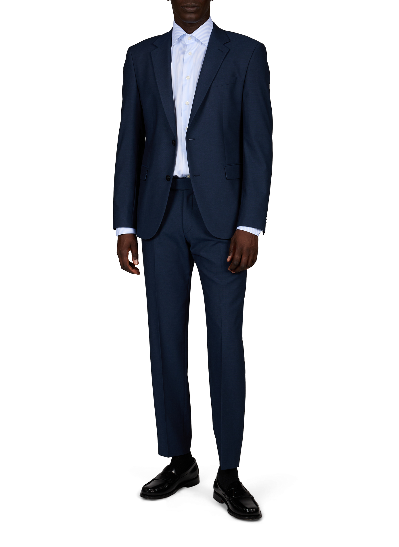 Chemise à rayures ETON Bleu