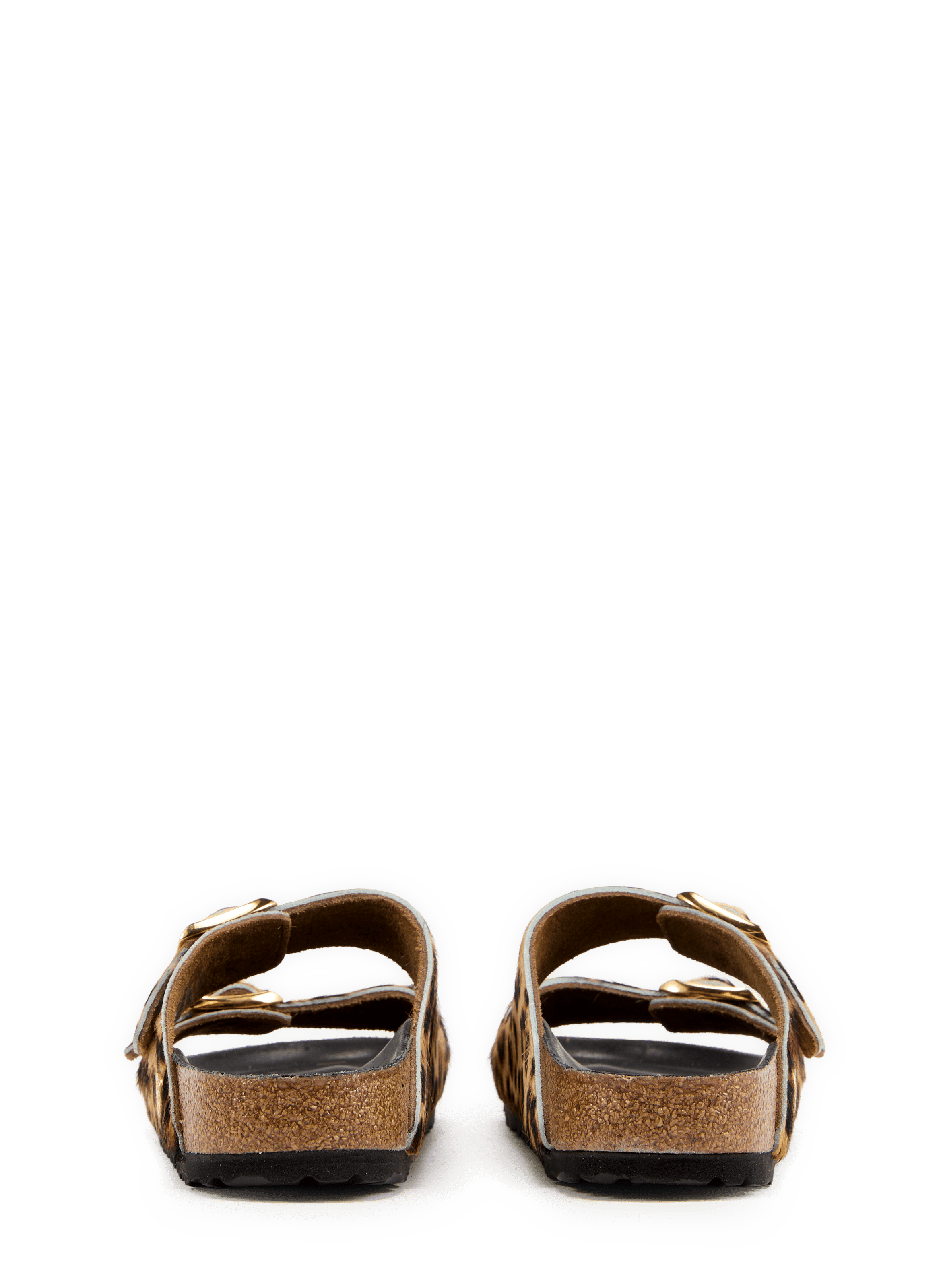 Sandalen Arizona dierenprint in leer BIRKENSTOCK Veelkleurig