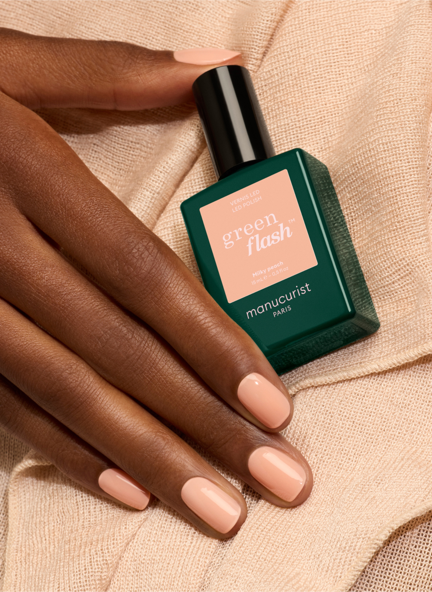 Green Flash - Milky Peach MANUCURIST Pêche laiteux