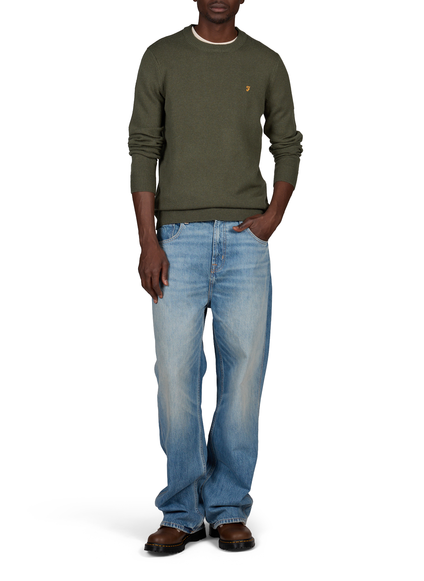 Wool jumper FARAH Green