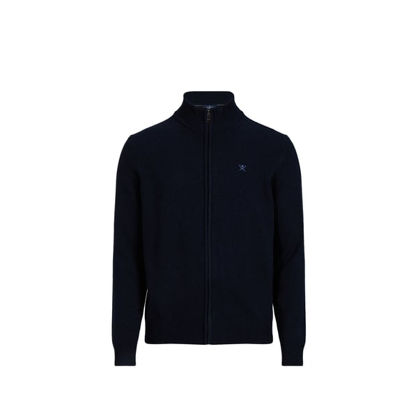 Gilet zippé col montant en laine Gilet zippé col montant en laine