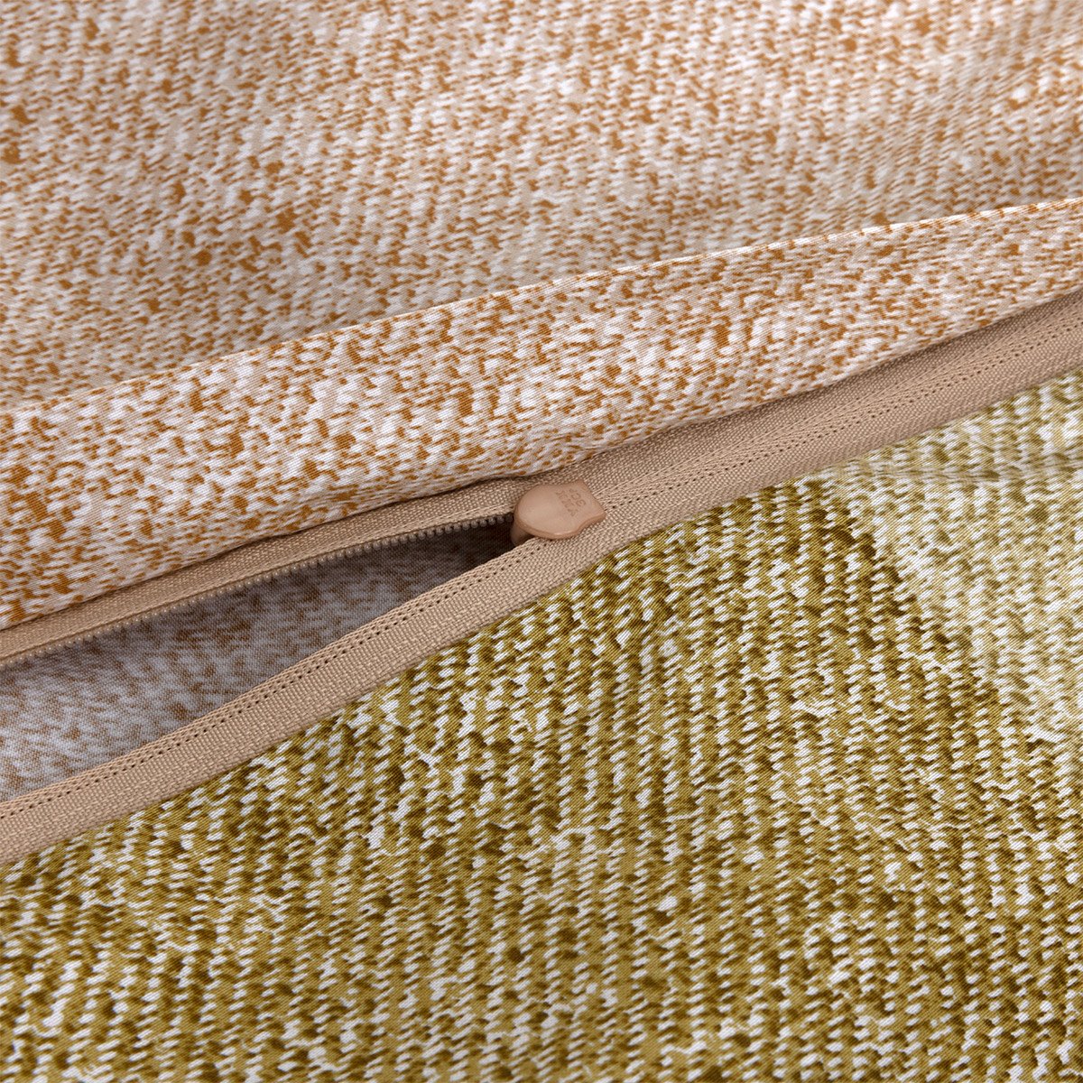 Housse de couette en satin de coton, loomis BOSS HOME Marron