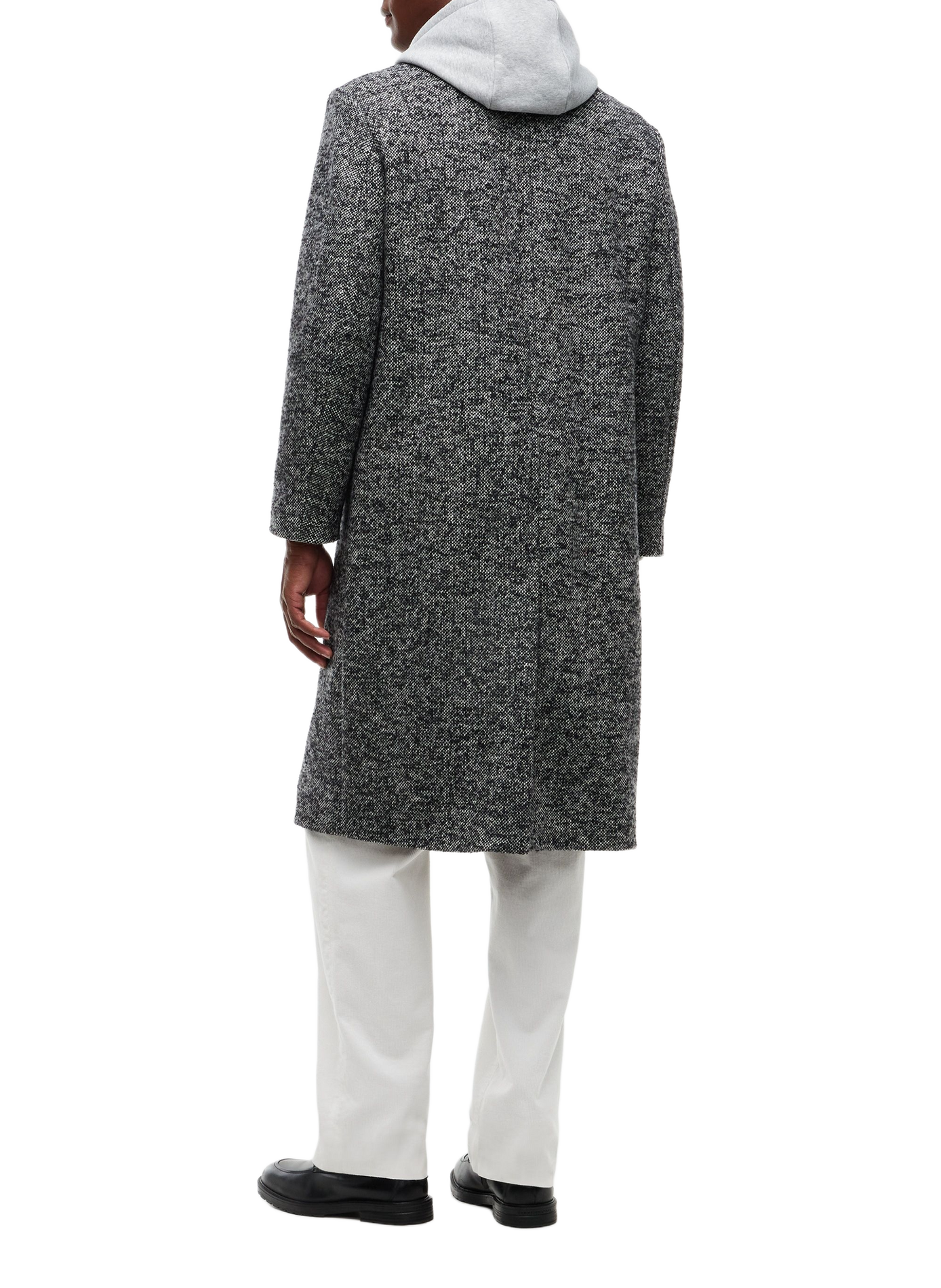 Long wool-blend coat TOMMY HILFIGER Grey