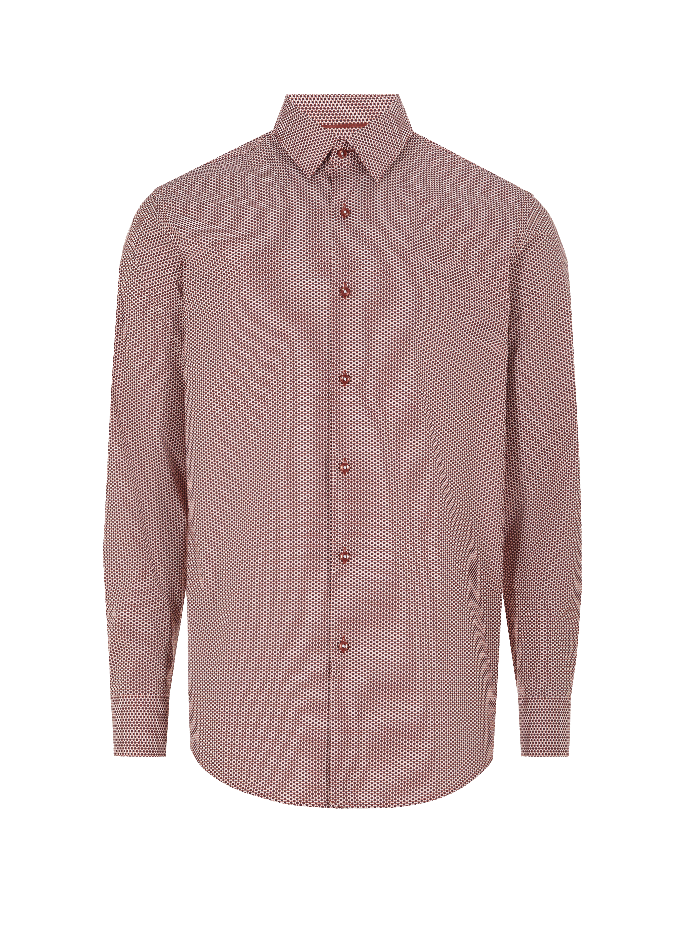 Chemise à motifs en coton