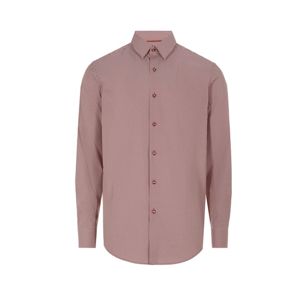 Chemise à motifs en coton