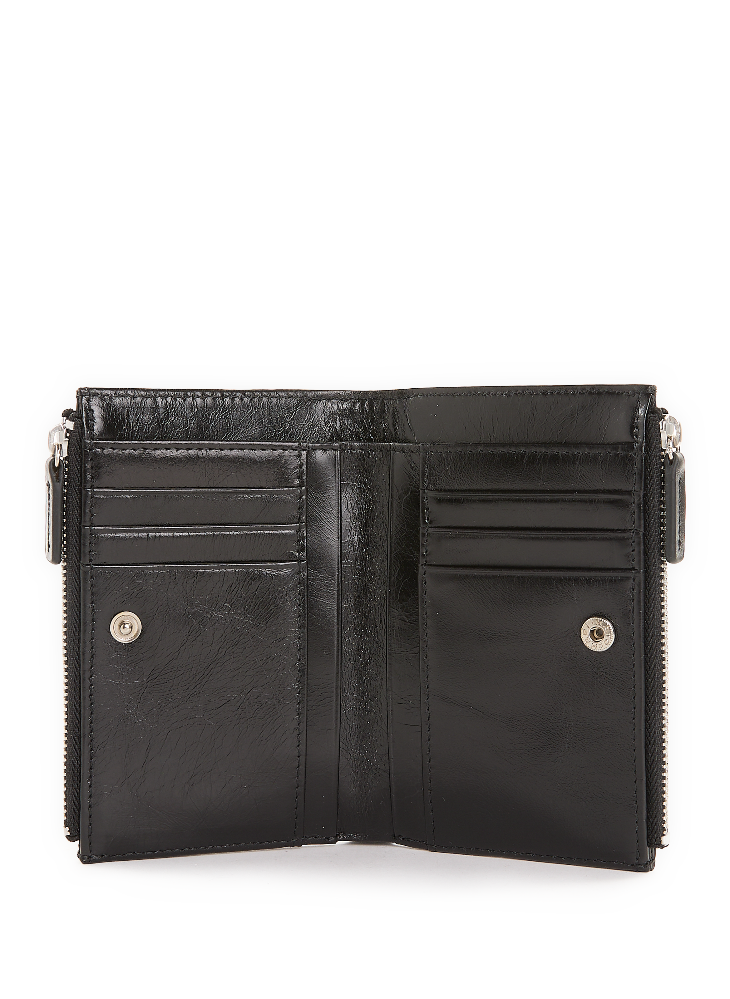 Sandy leather coin purse NAT &amp; NIN Black
