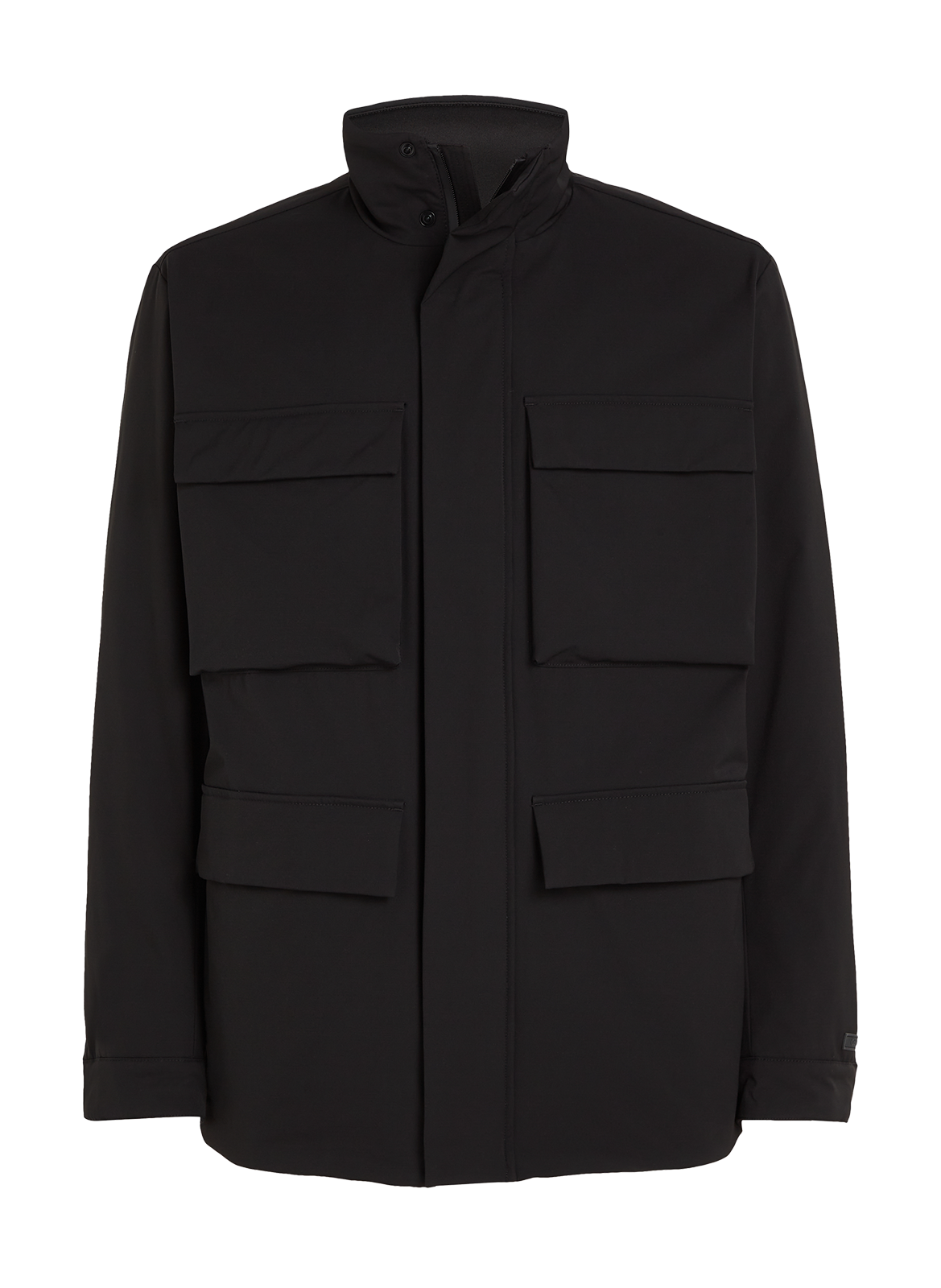 Multipocket Windbreaker Jacket Black