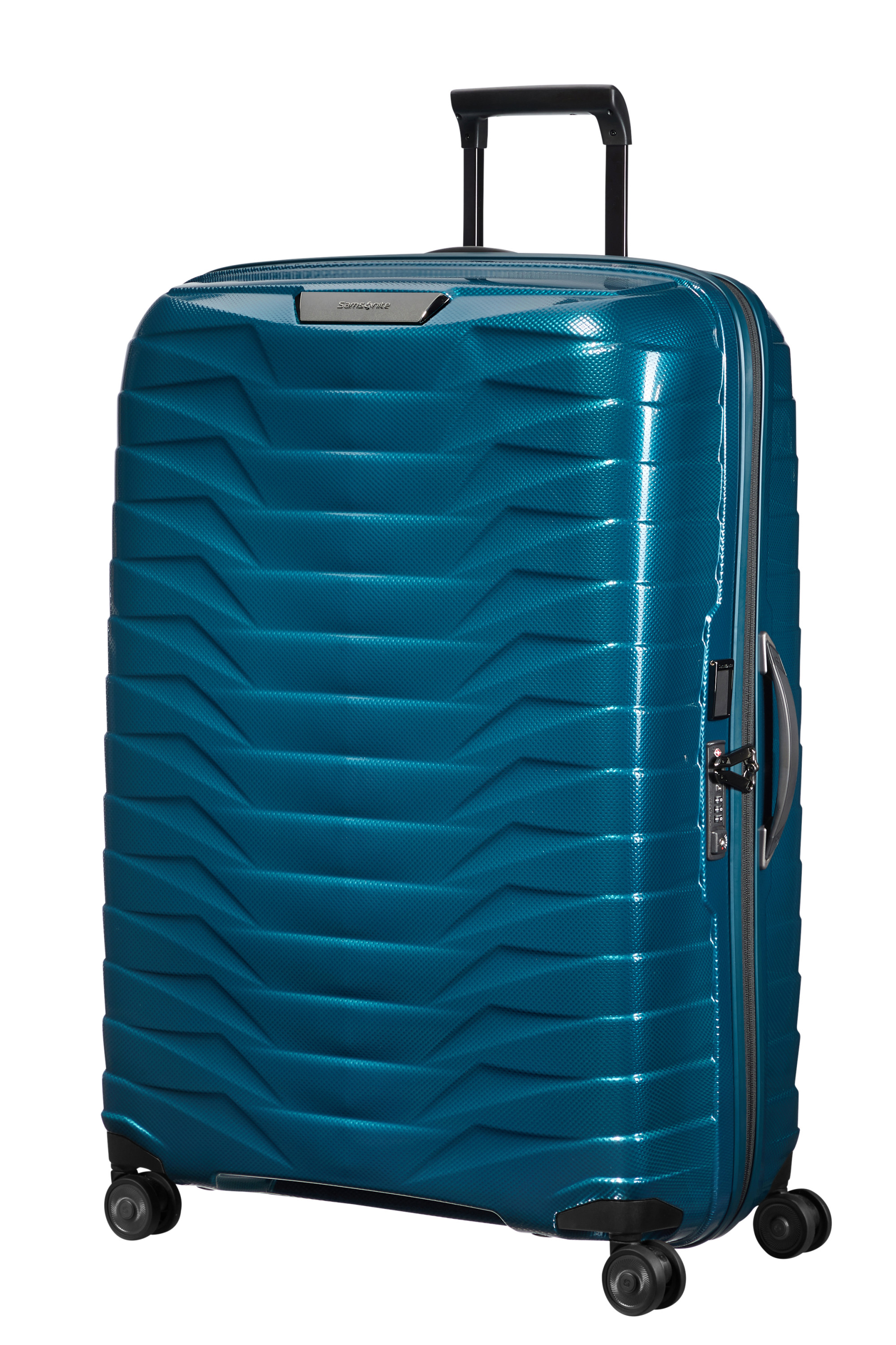Proxis valise 4 roues taille xl Bleu