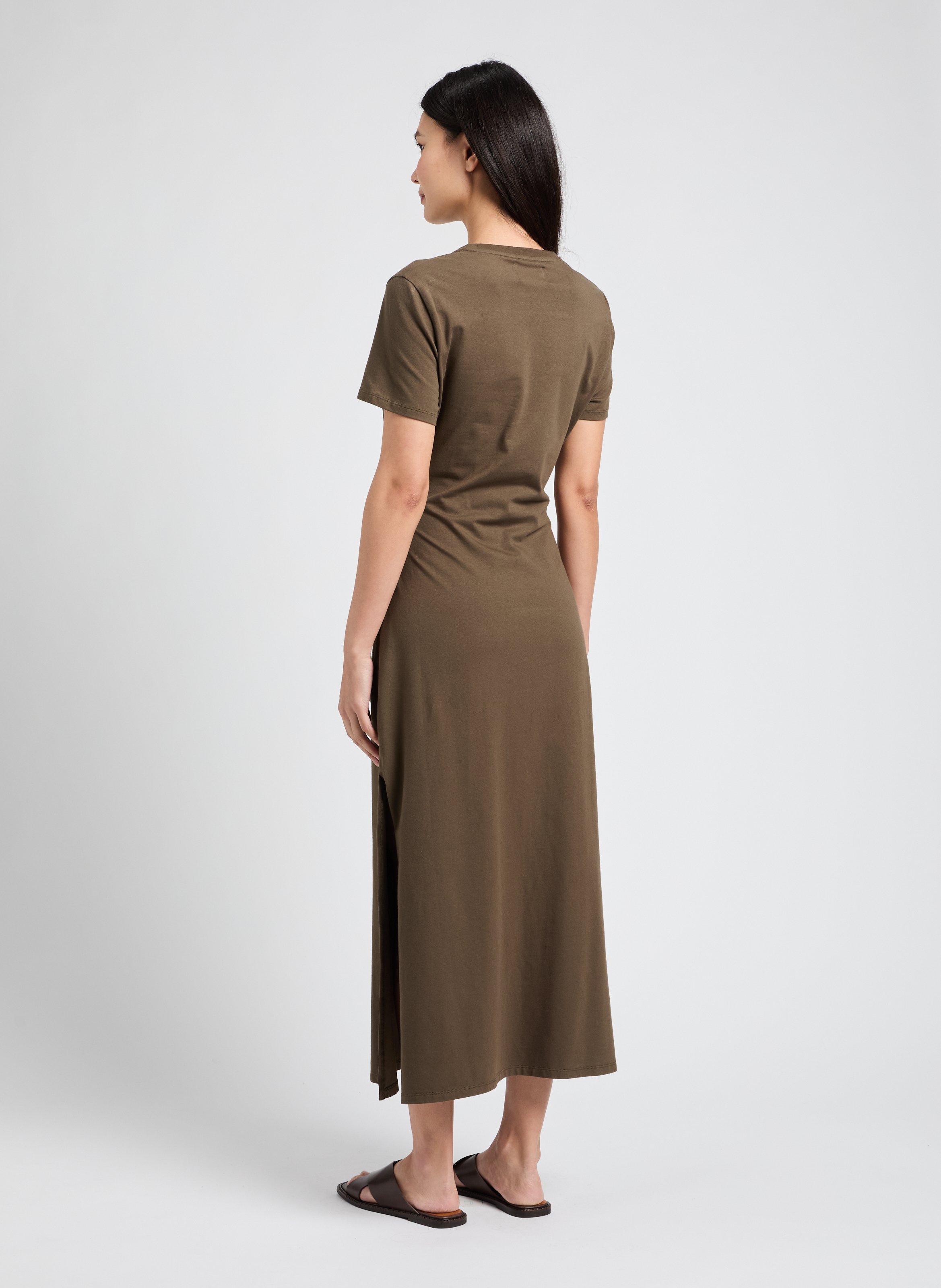 Robe longue avec fente  SAISON 1865 Kaki