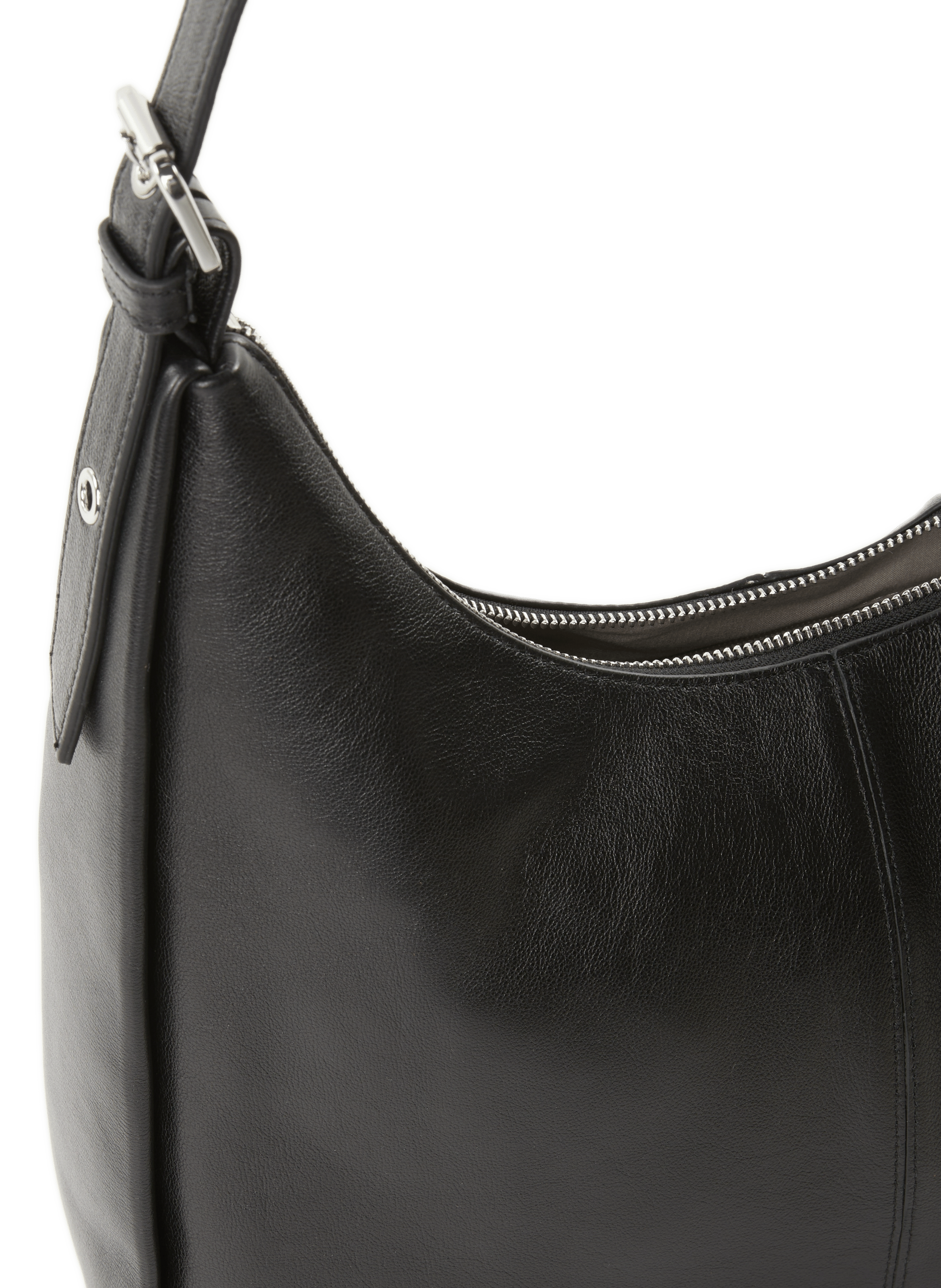 Sac porté épaule en cuir  NAT &amp; NIN Noir