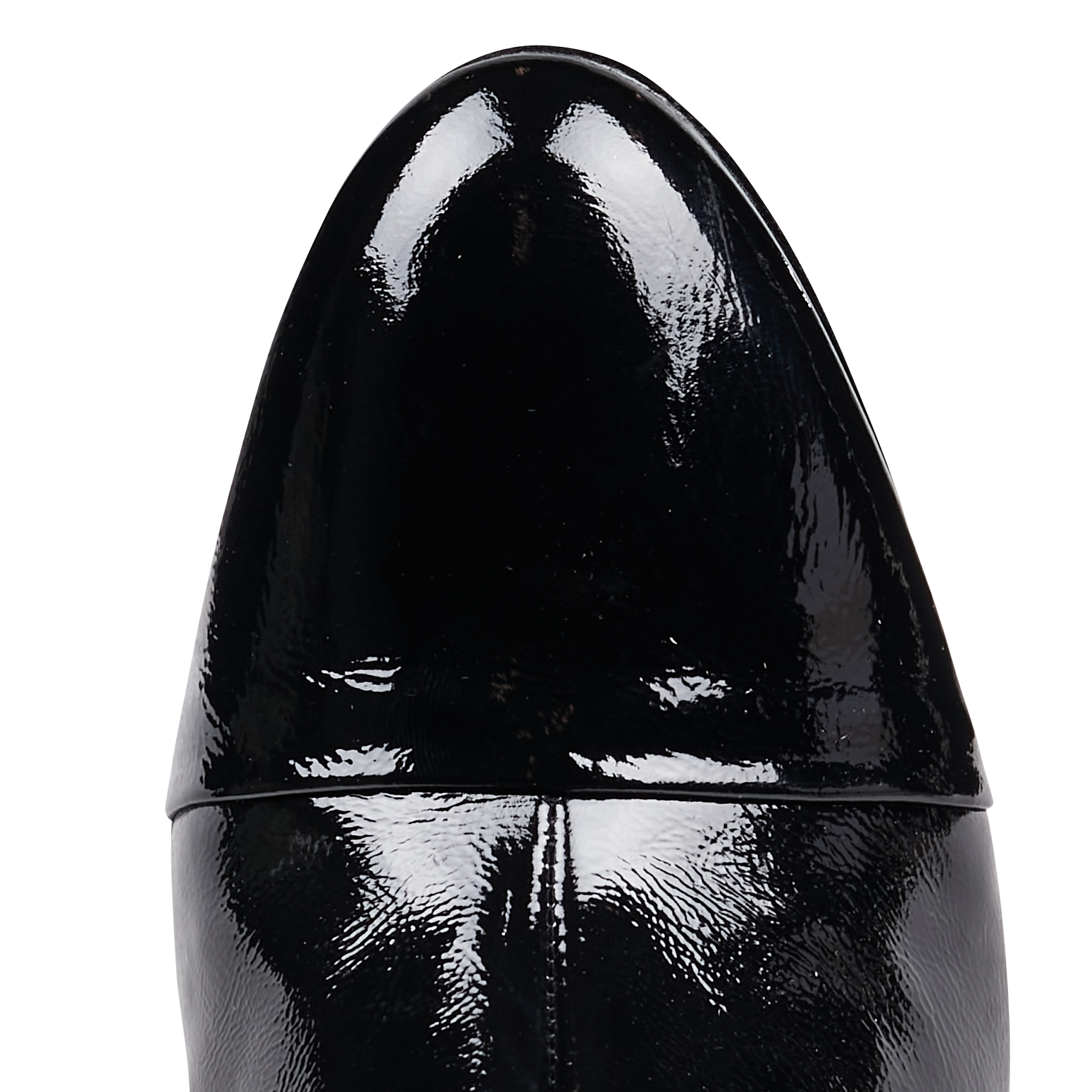 Bottines en cuir vernis plissé doniama JONAK Noir