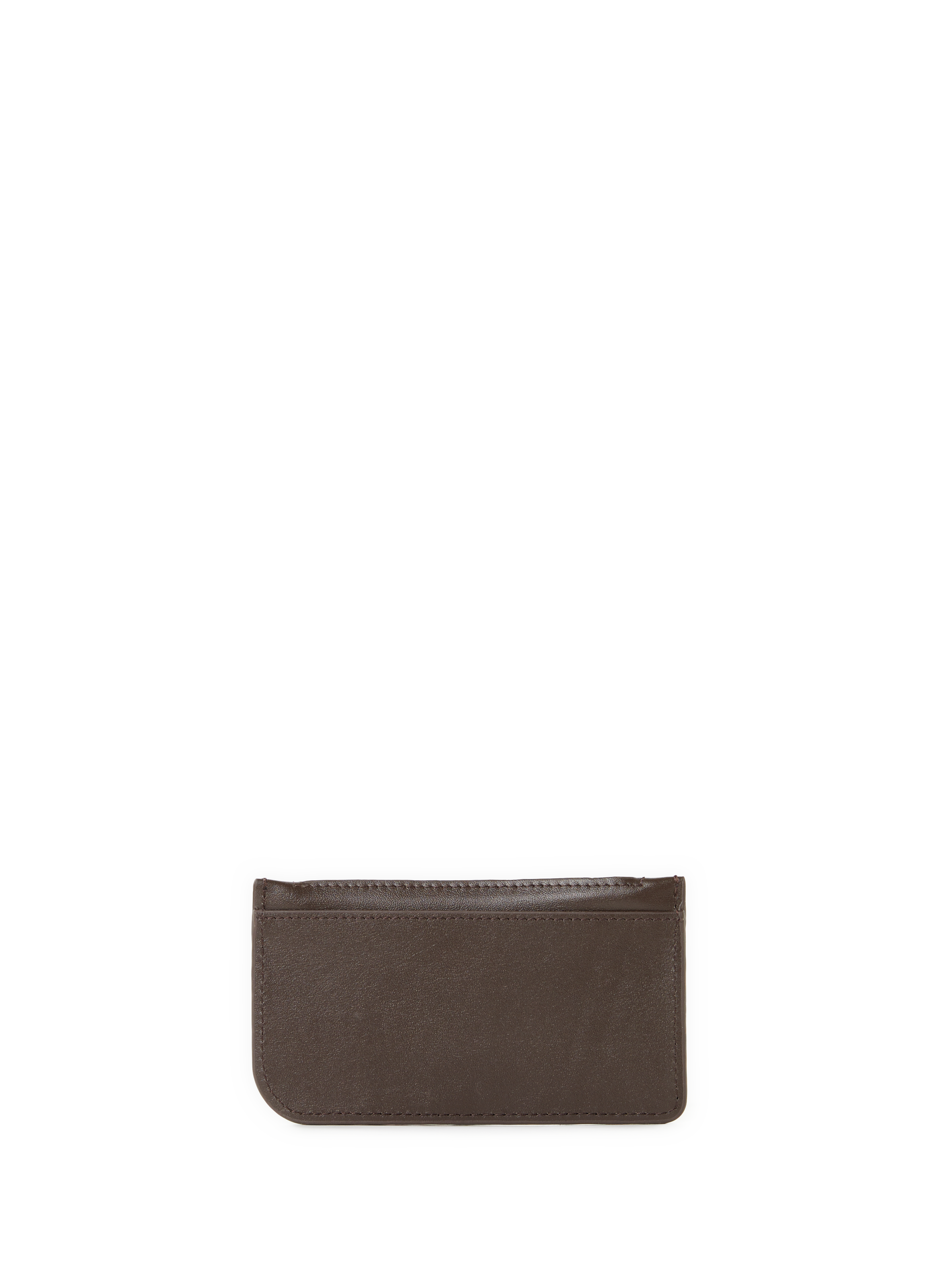 Alix leather cardholder NAT & NIN Brown