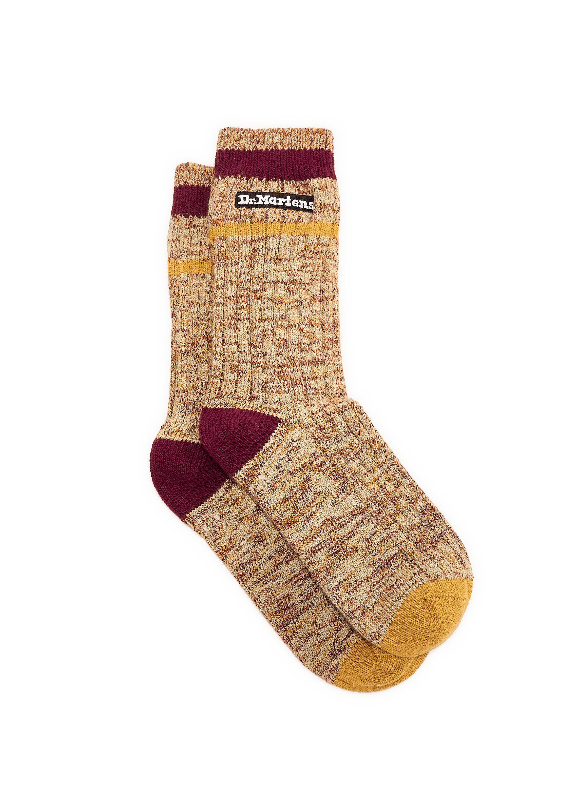 Camouflage-print mid-calf cotton-blend socks DR. MARTENS Multicolour