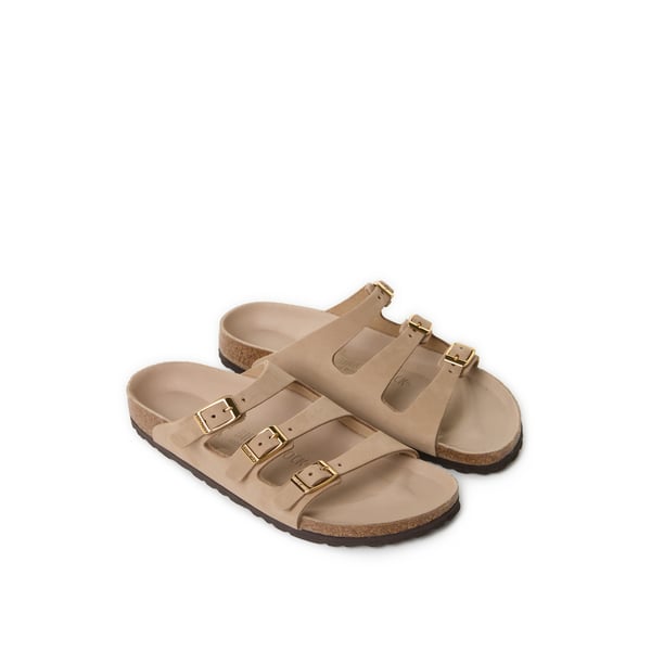 Sandales plates en cuir suédé Florida Fresh