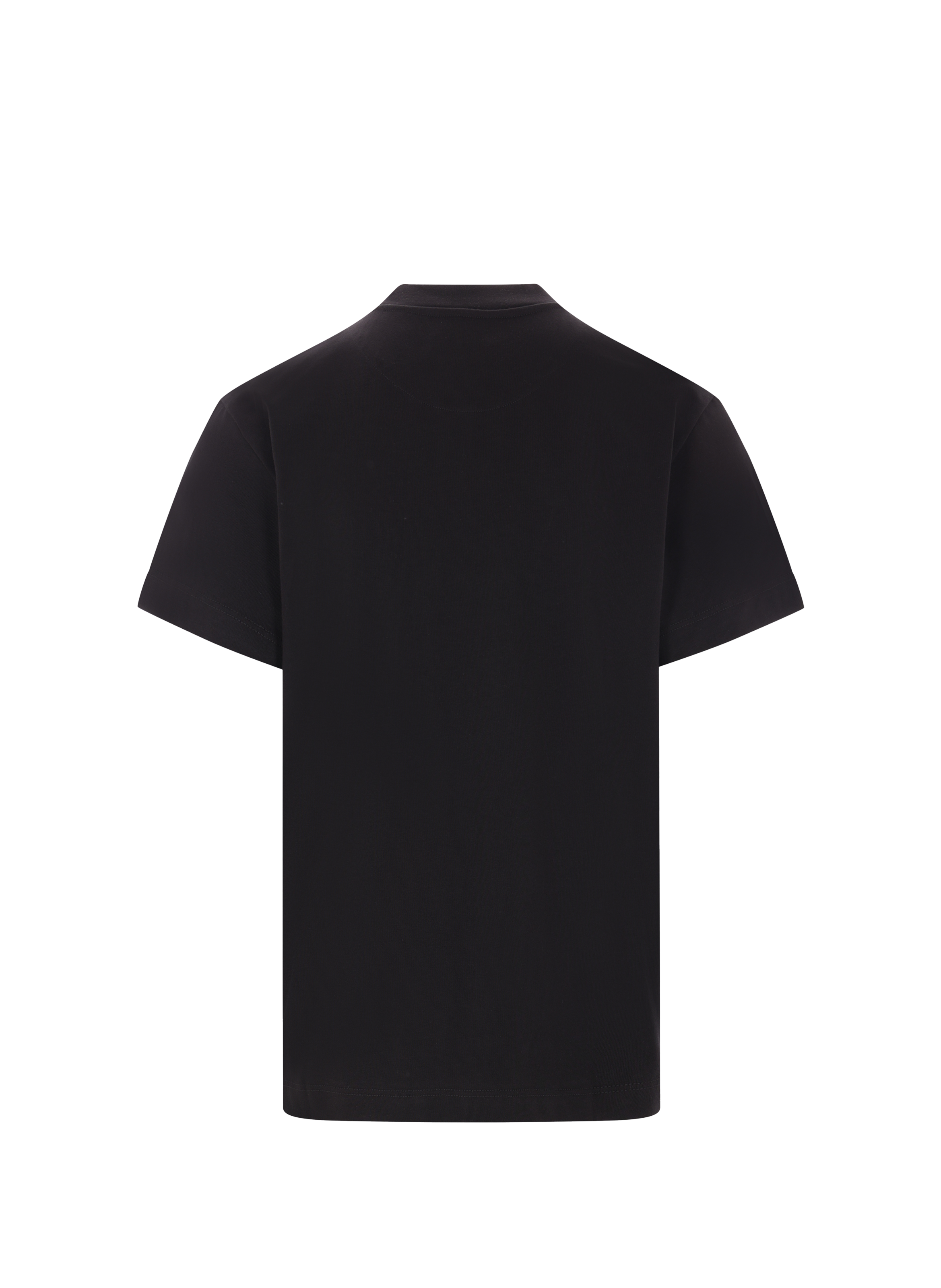 T-shirt col rond en coton 10 CORSO COMO Noir