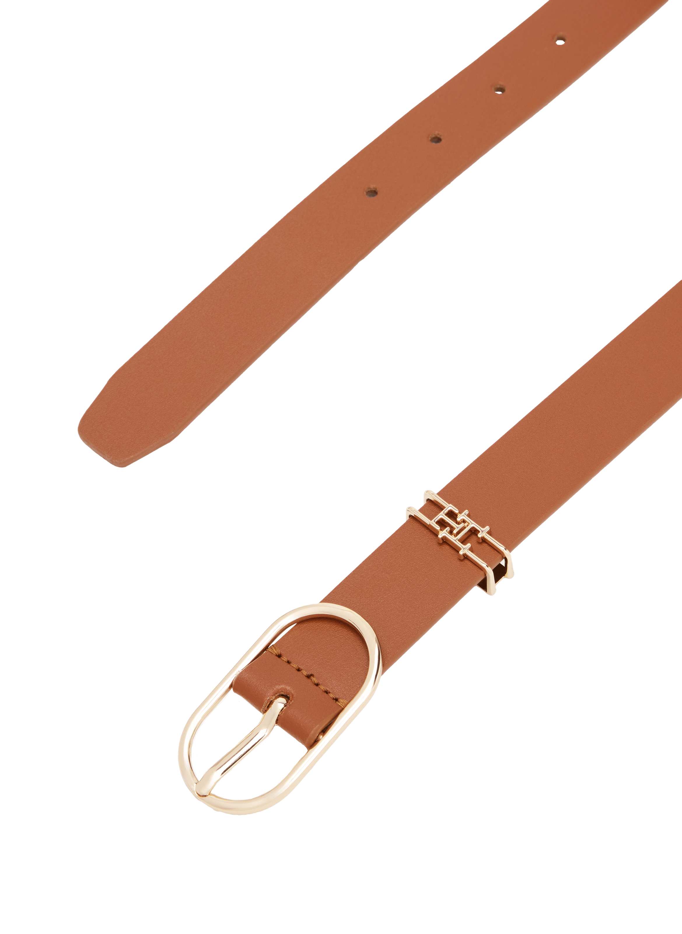 Ceinture en cuir  TOMMY HILFIGER Marron