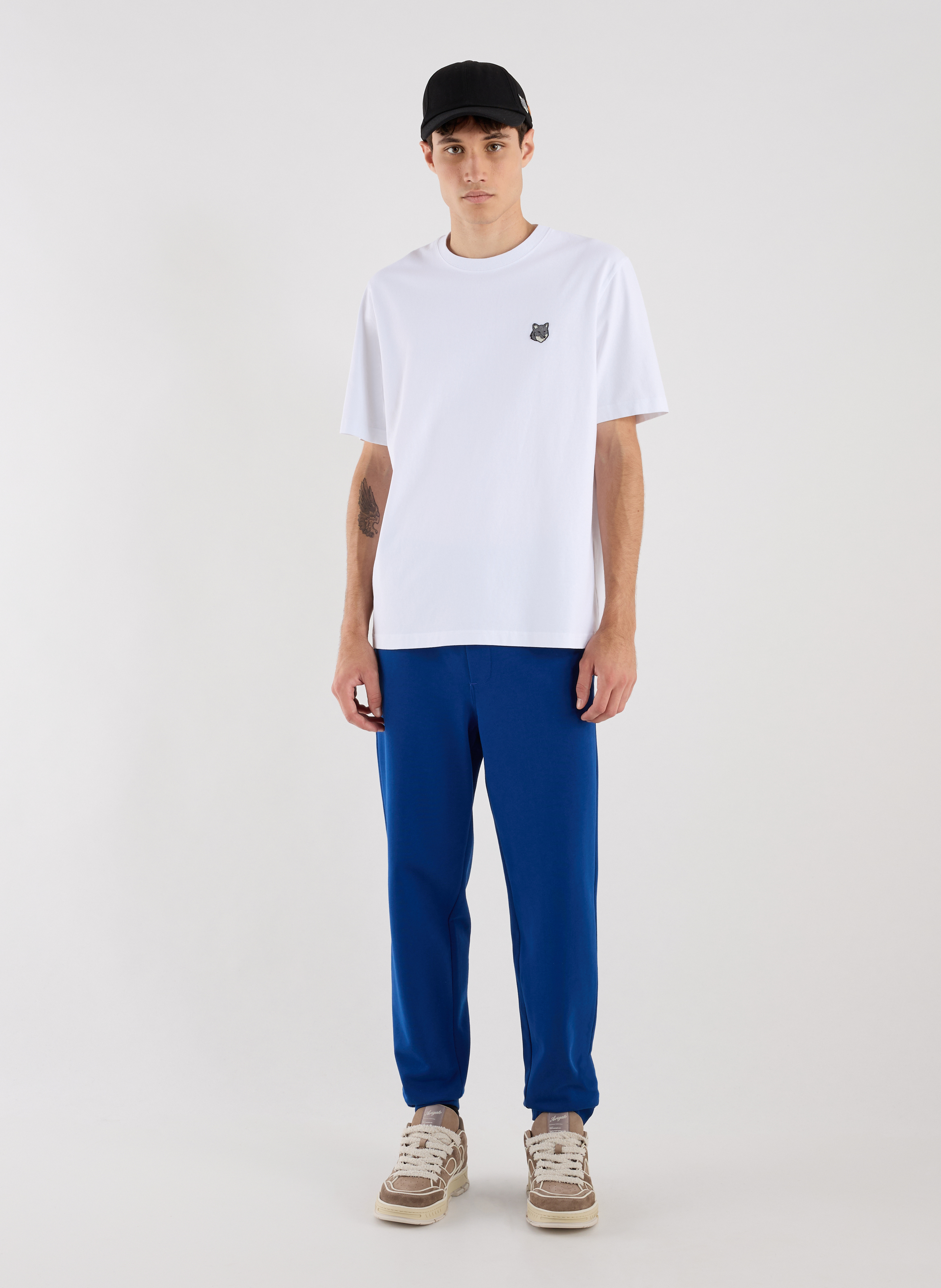 T-shirt en coton Fox Comfort MAISON KITSUNÉ Blanc