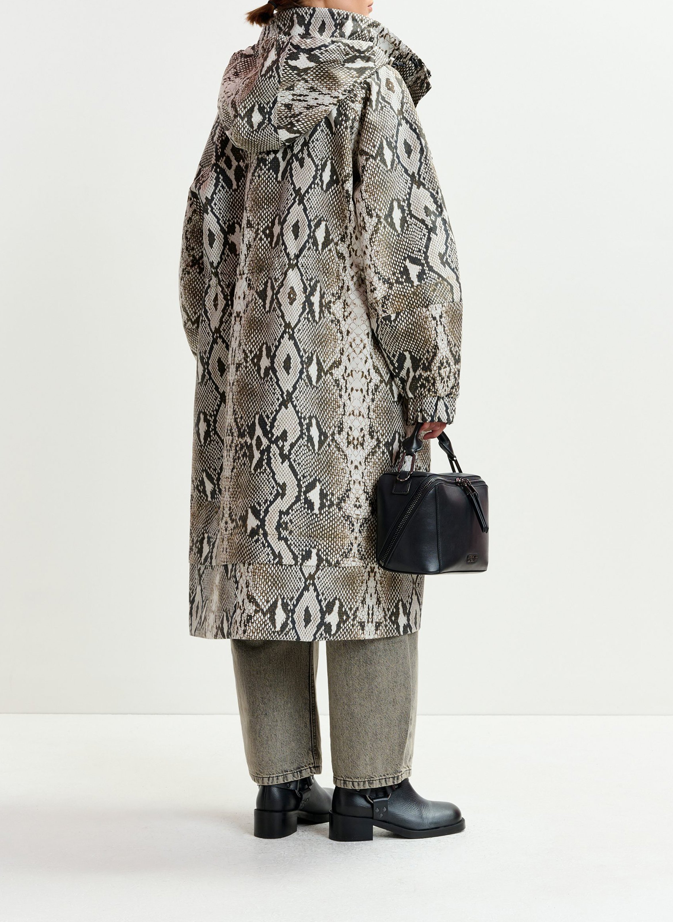 Parka col montant en coton identify ESSENTIEL ANTWERP Vert