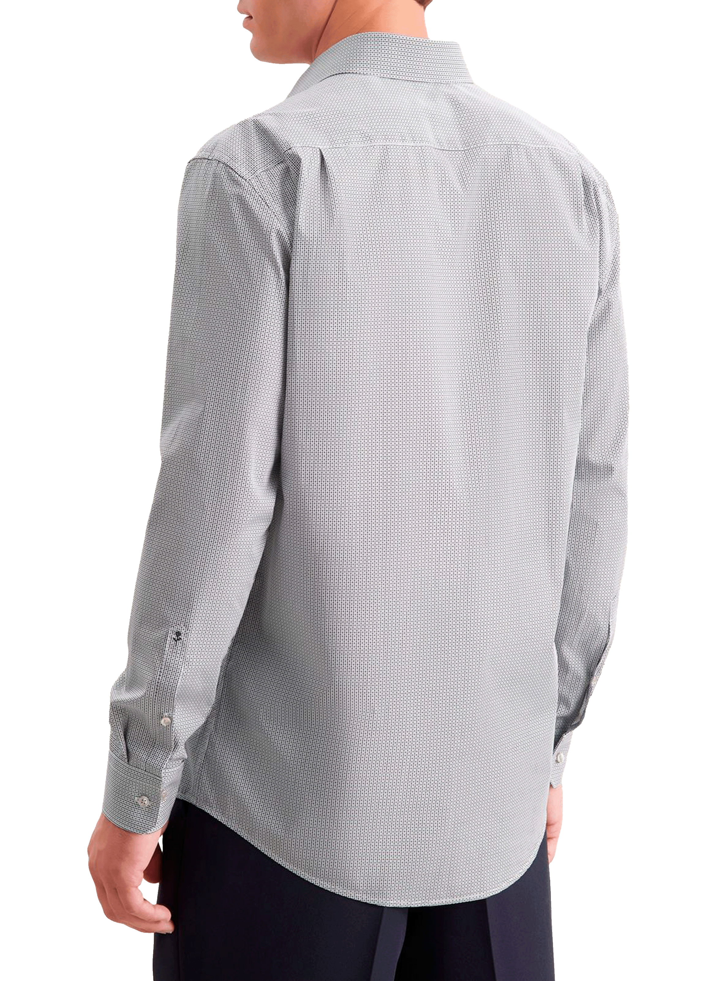 Chemise à motif en coton SEIDENSTICKER Bleu