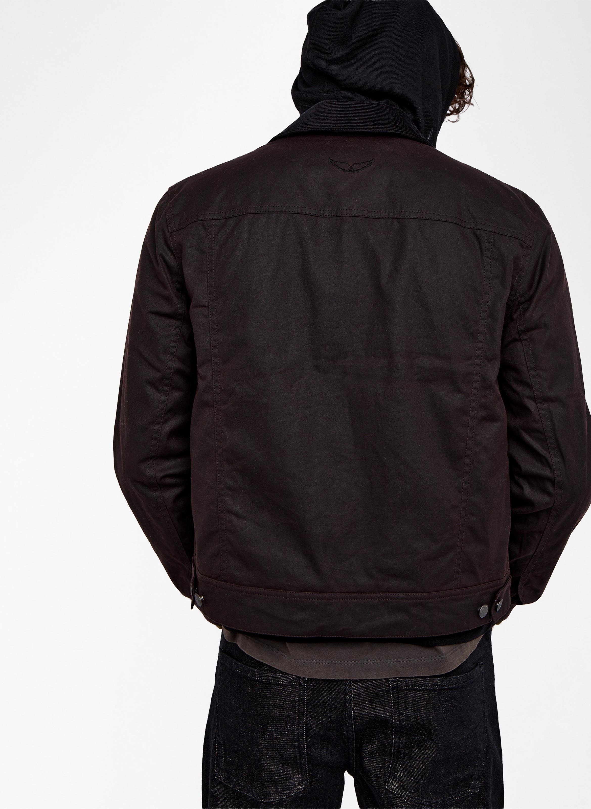 Veste col classique en coton bases ZADIG&VOLTAIRE Marron