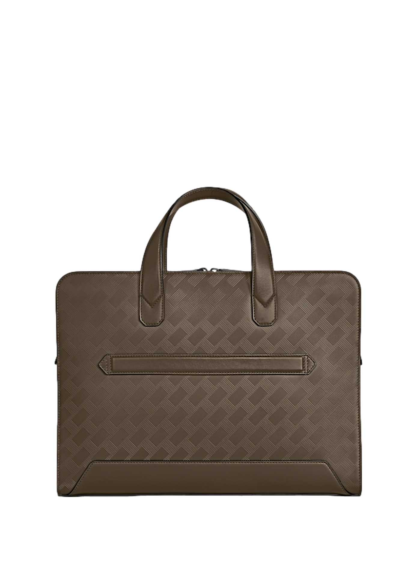 Porte-documents en cuir texturé MONTBLANC Marron