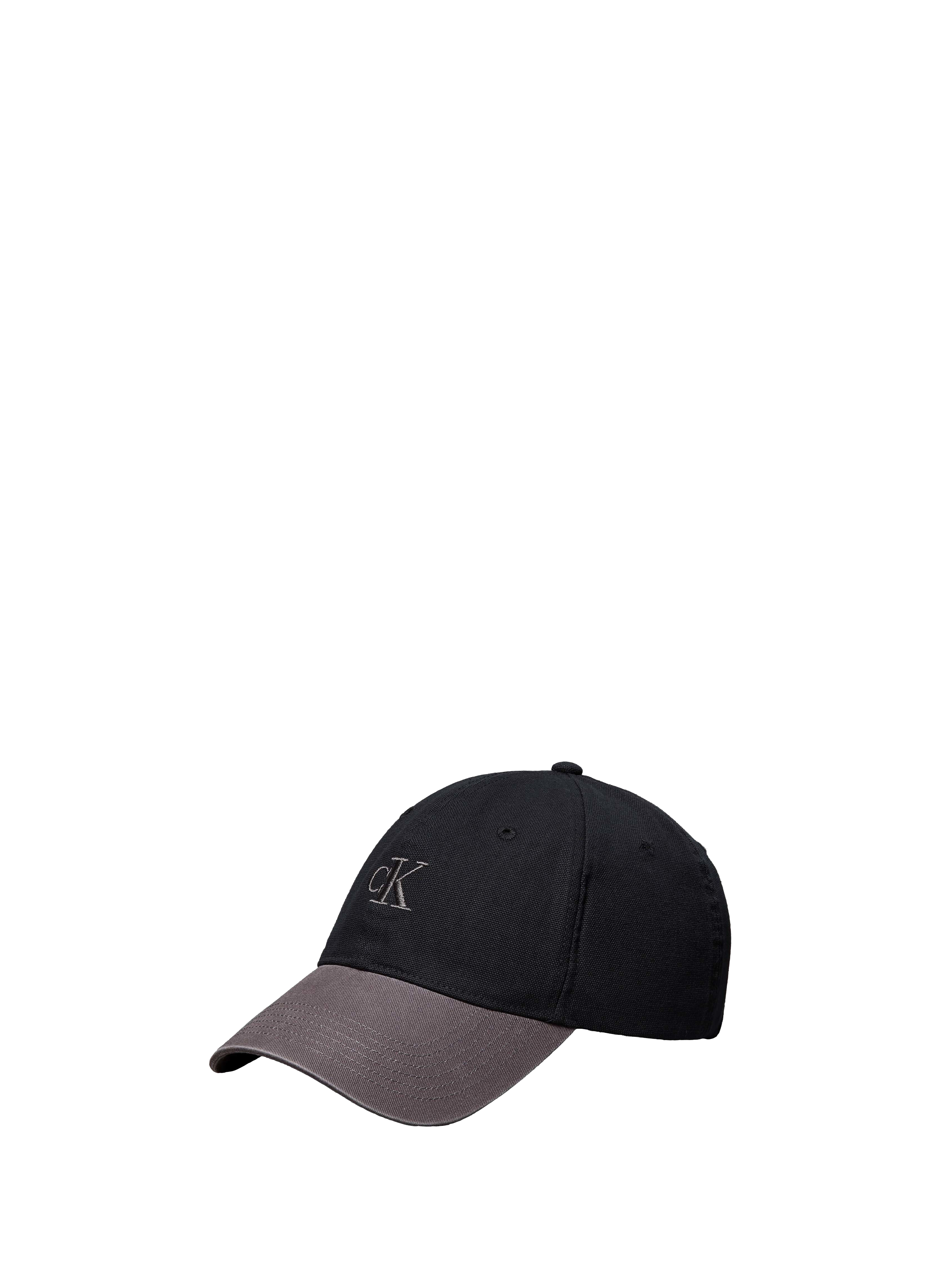 Casquette brodée en coton BCI CALVIN KLEIN Noir
