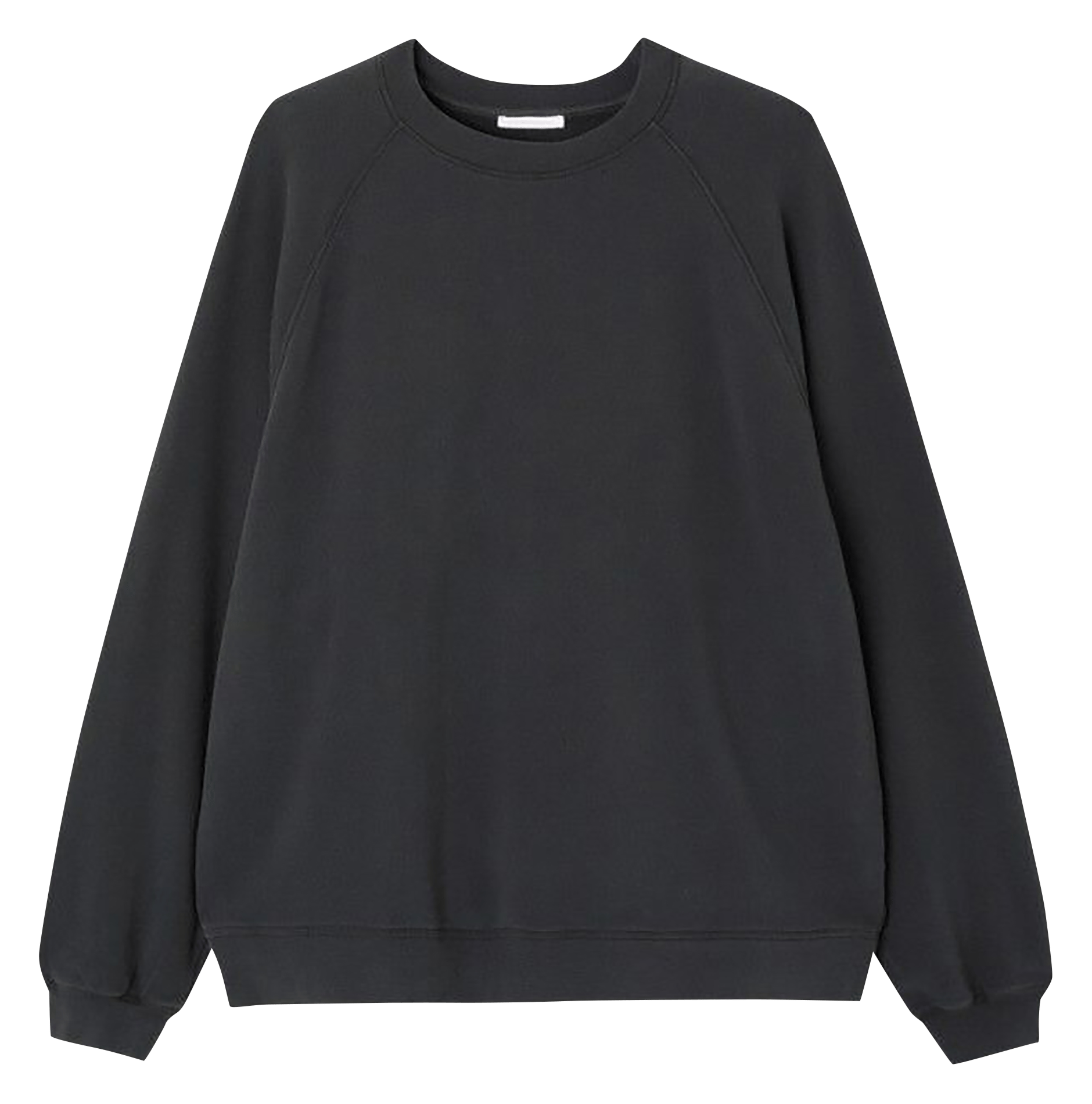 Sweat ample col rond uni atubay-b AMERICAN VINTAGE Noir