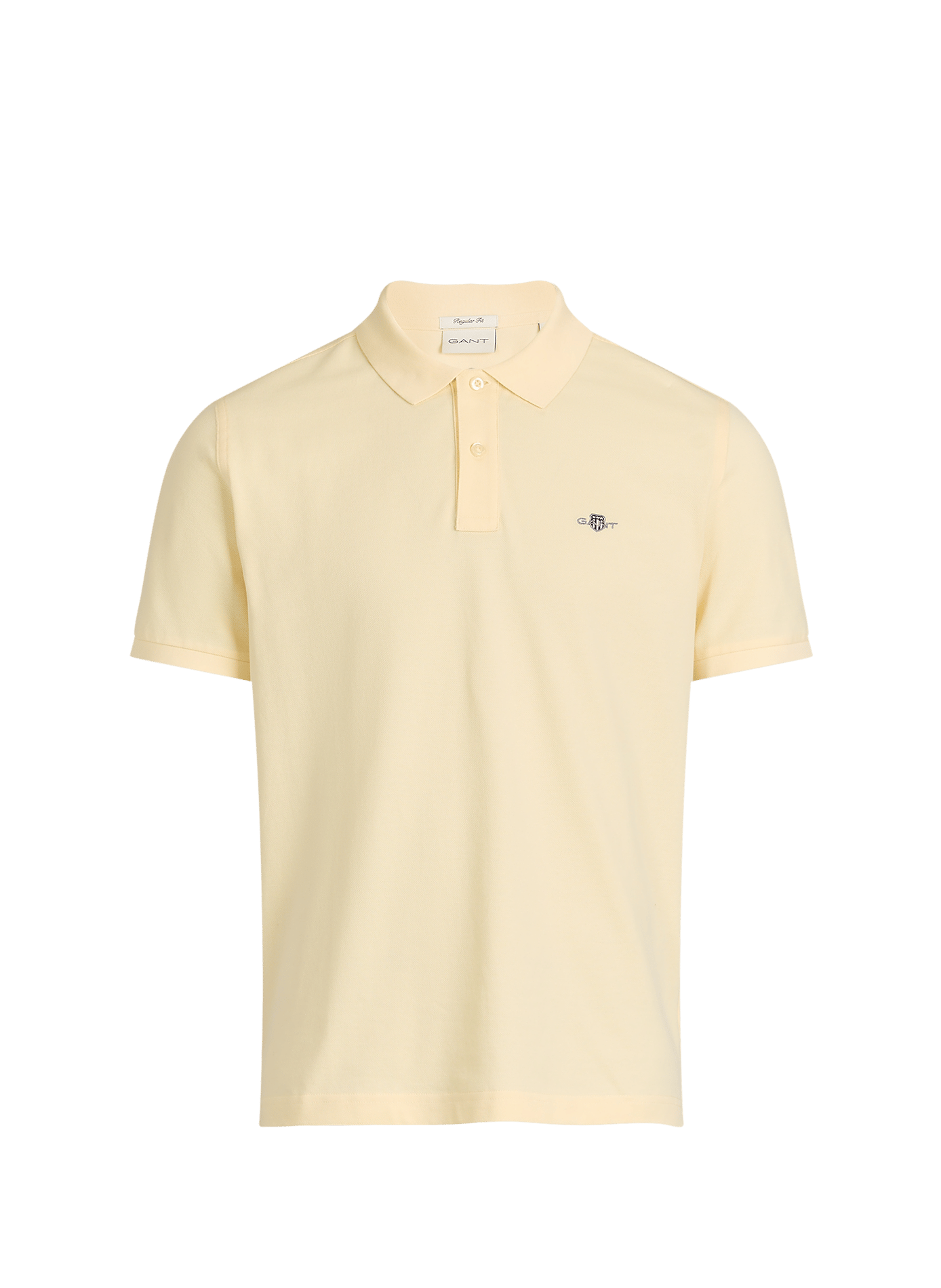 Polo à manches courtes en coton GANT Jaune