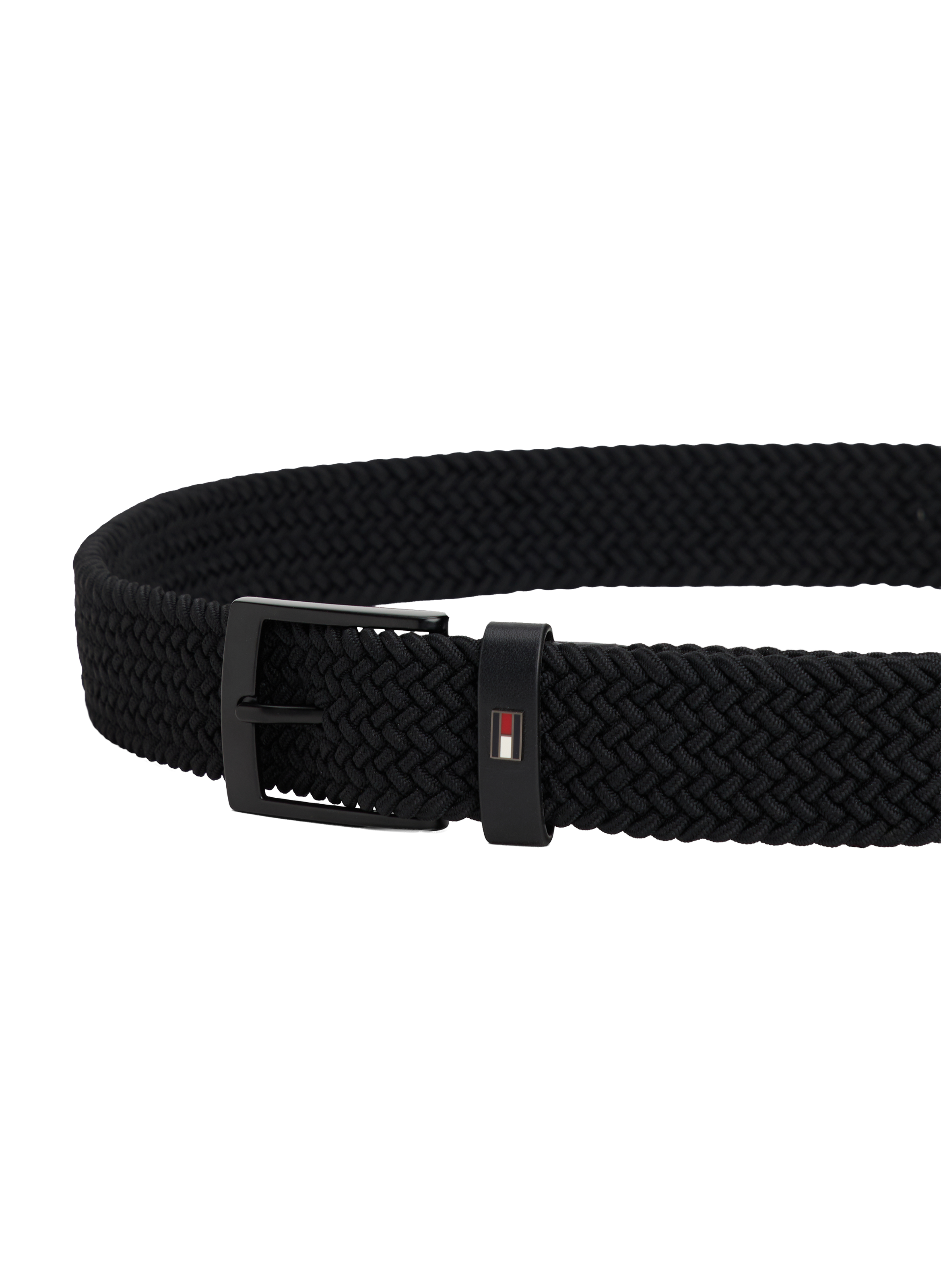 Ceinture stretch tressée TOMMY HILFIGER Noir
