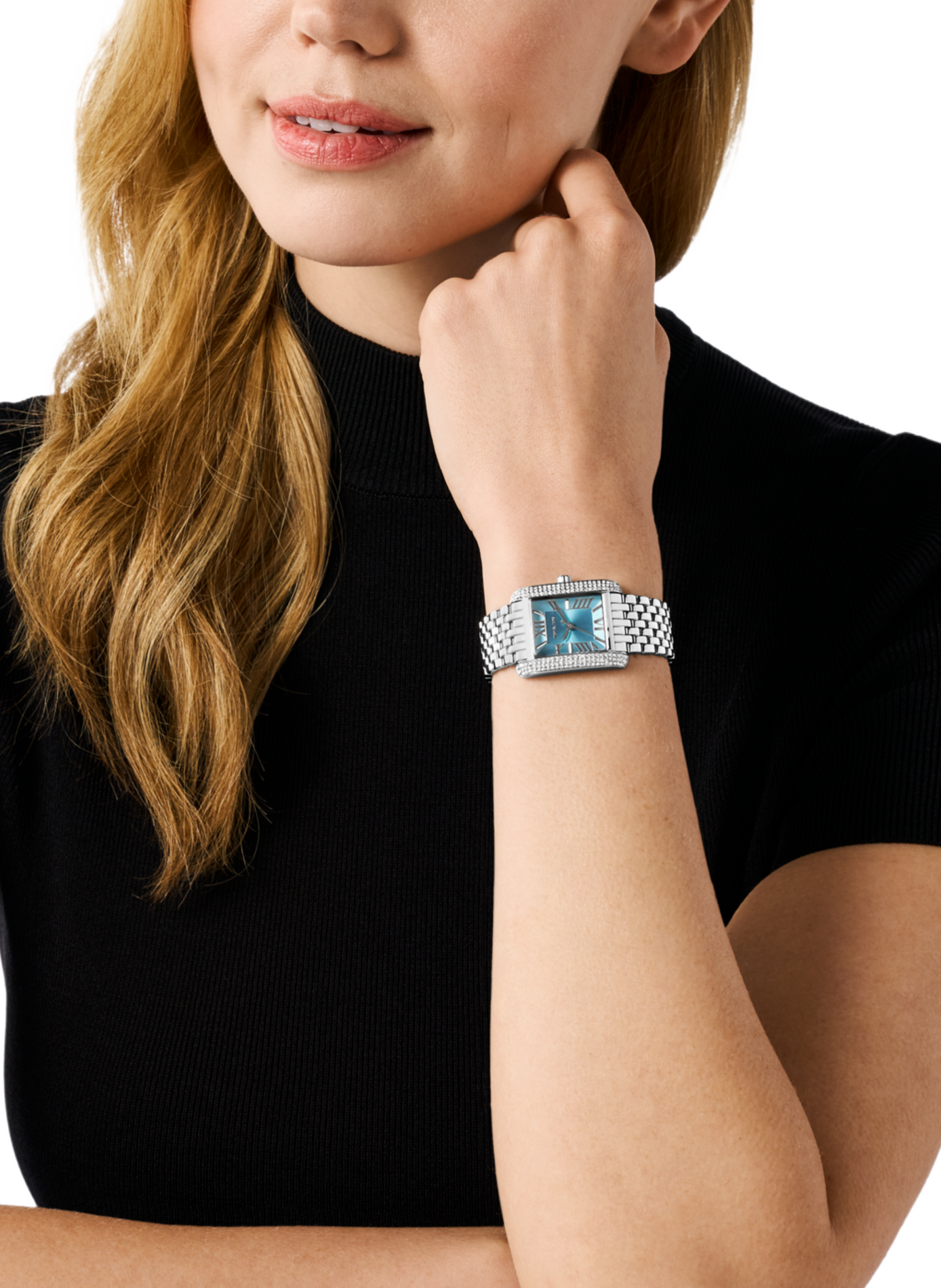 Montre quartz Emery en acier inoxydable MICHAEL KORS MONTRES Bleu