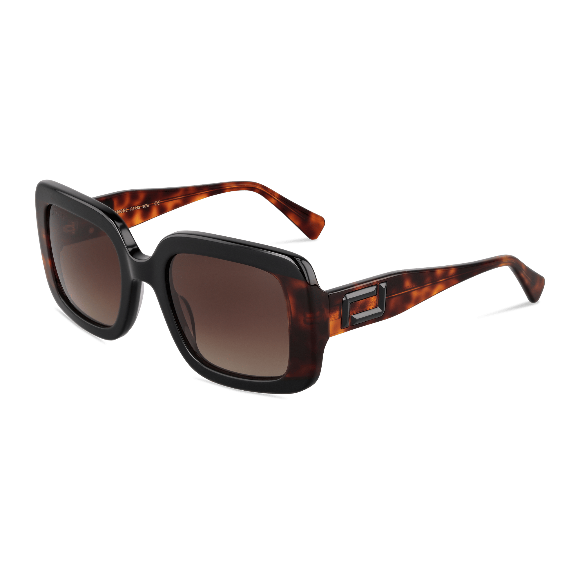 Lunettes de soleil swann de lancel en acétate LANCEL Marron