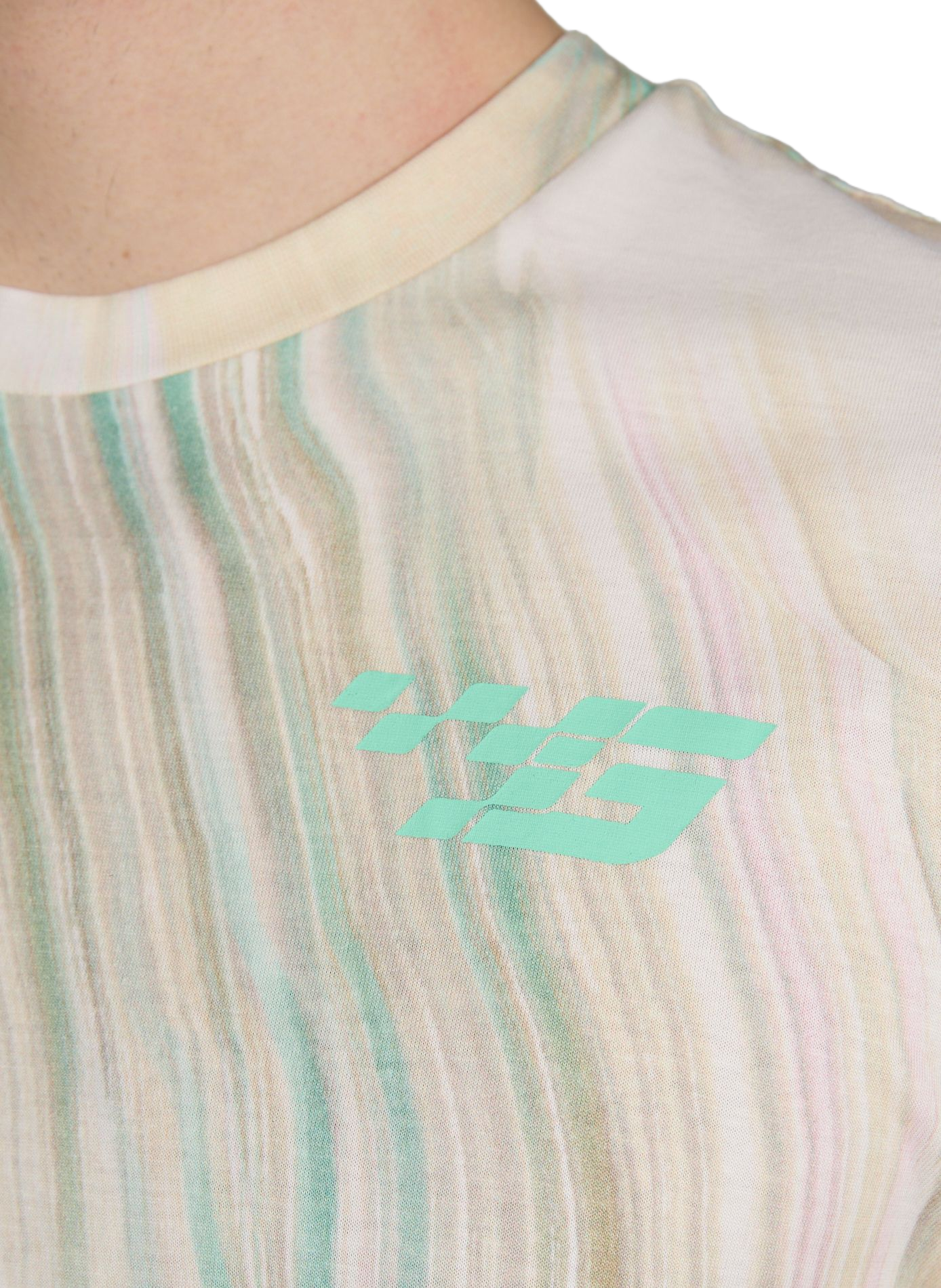 T-shirt droit imprimé en coton GERTRUDE ET GASTON Beige