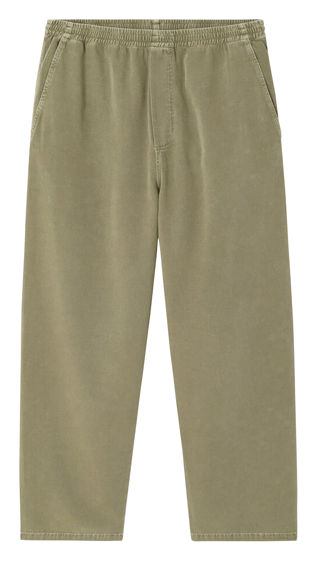 Pantalon droit en coton lycaz AMERICAN VINTAGE Vert