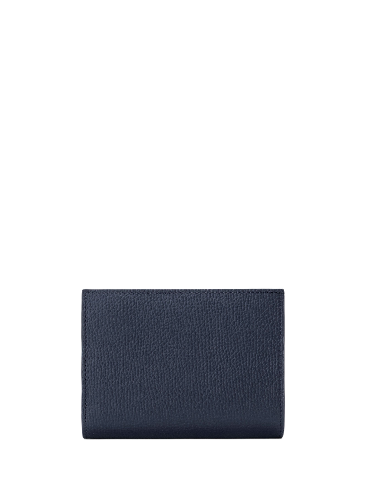 Compact flap wallet Anagram in grained calfskin leather LOEWE Blue