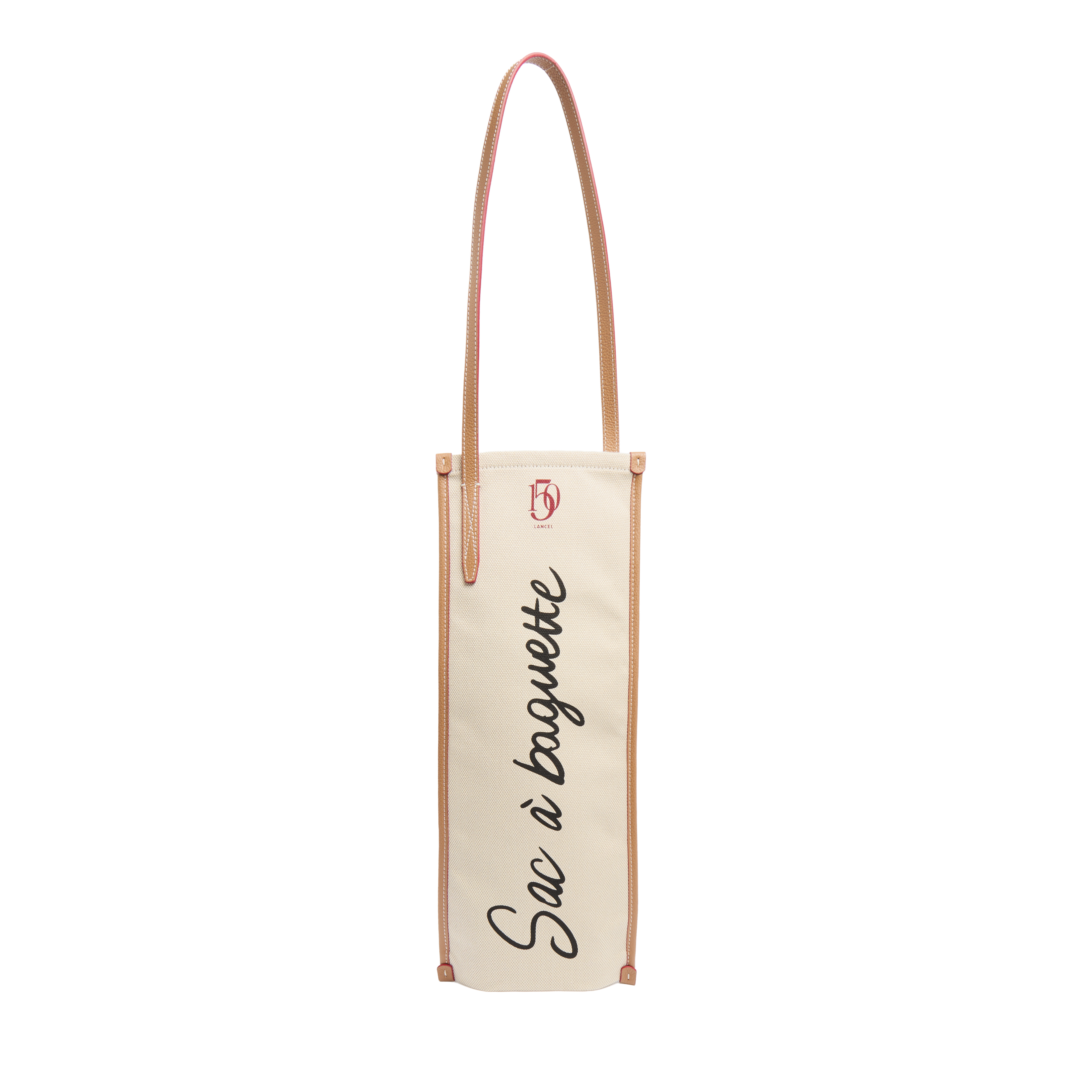 Shopper bag capsule 150 jaar in canvas en rundleer LANCEL Veelkleurig