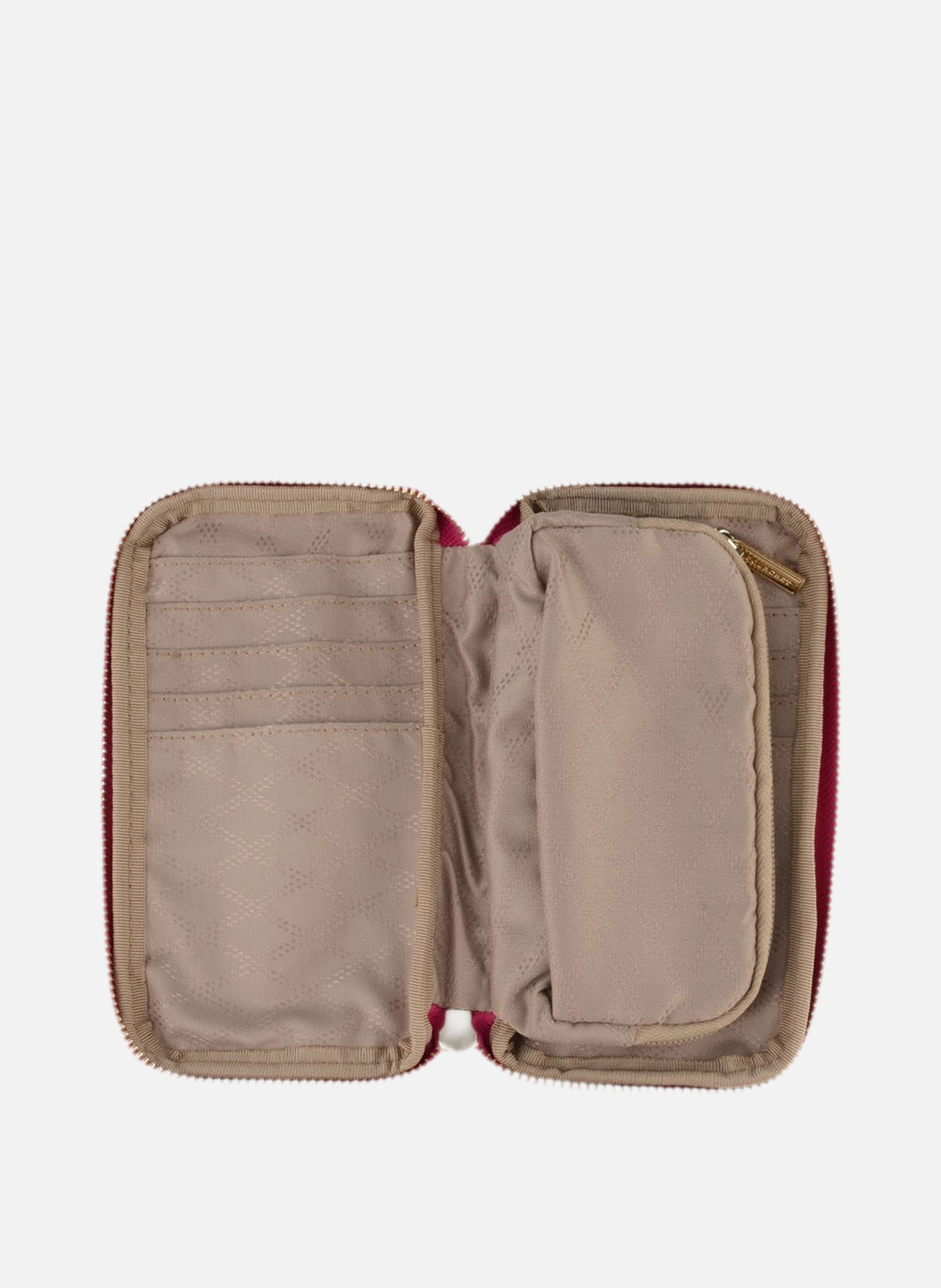 Club | etui téléphone portable en cuir de veau grainé POURCHET Rose