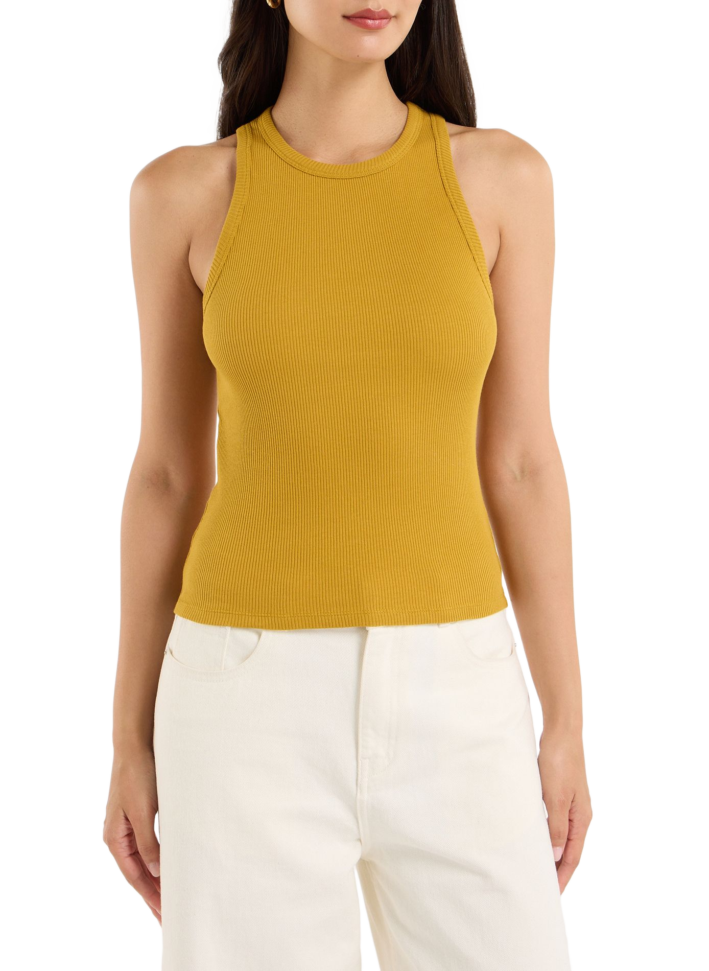 Top Tovie Tanktop aus Baumwolle SAISON 1865 Gelb