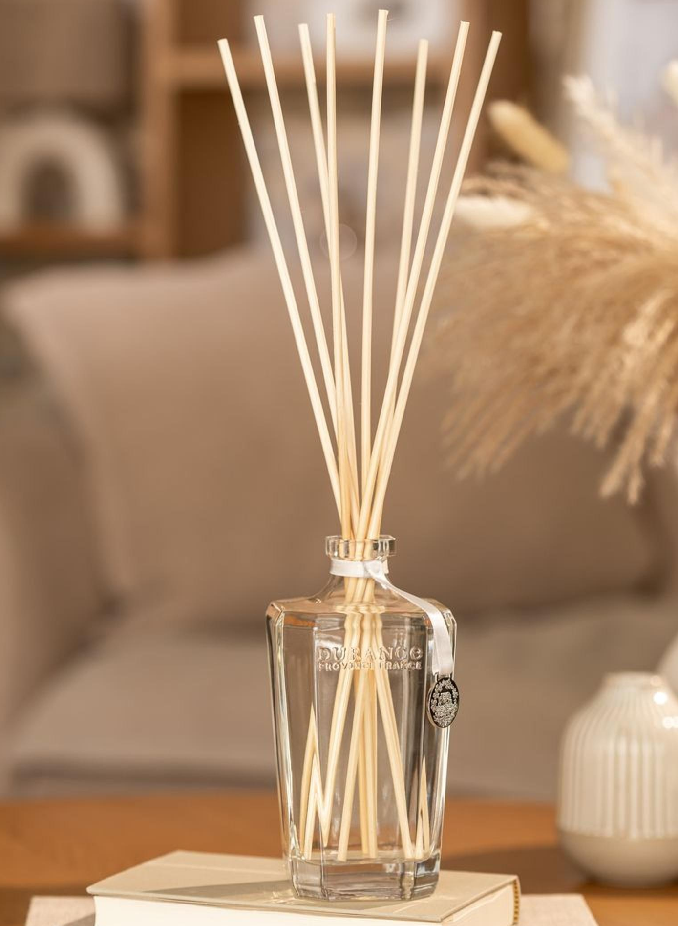 Cotton Flower 500ml Perfume Diffuser DURANCE White