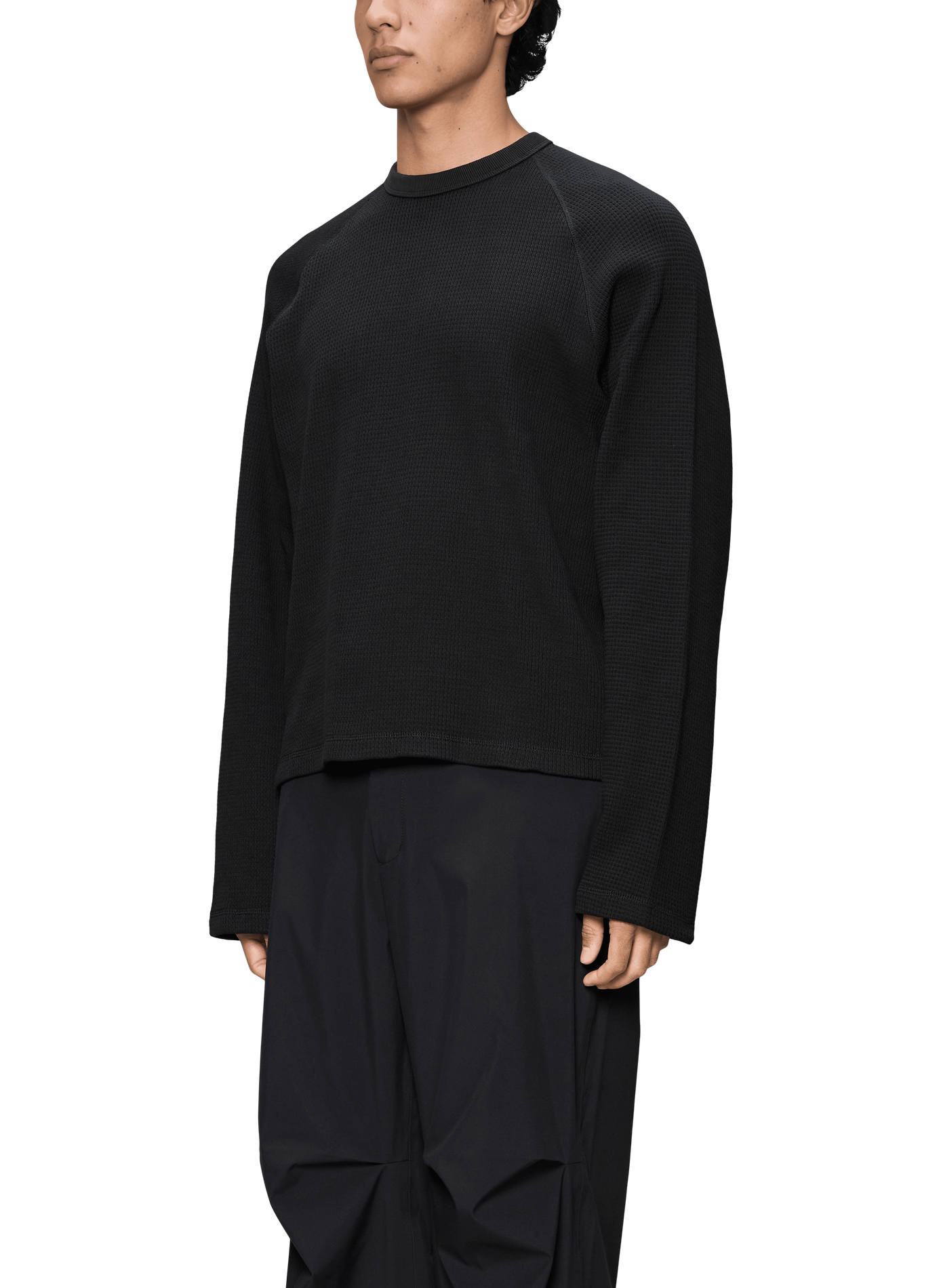 Pull en coton RAINS Noir