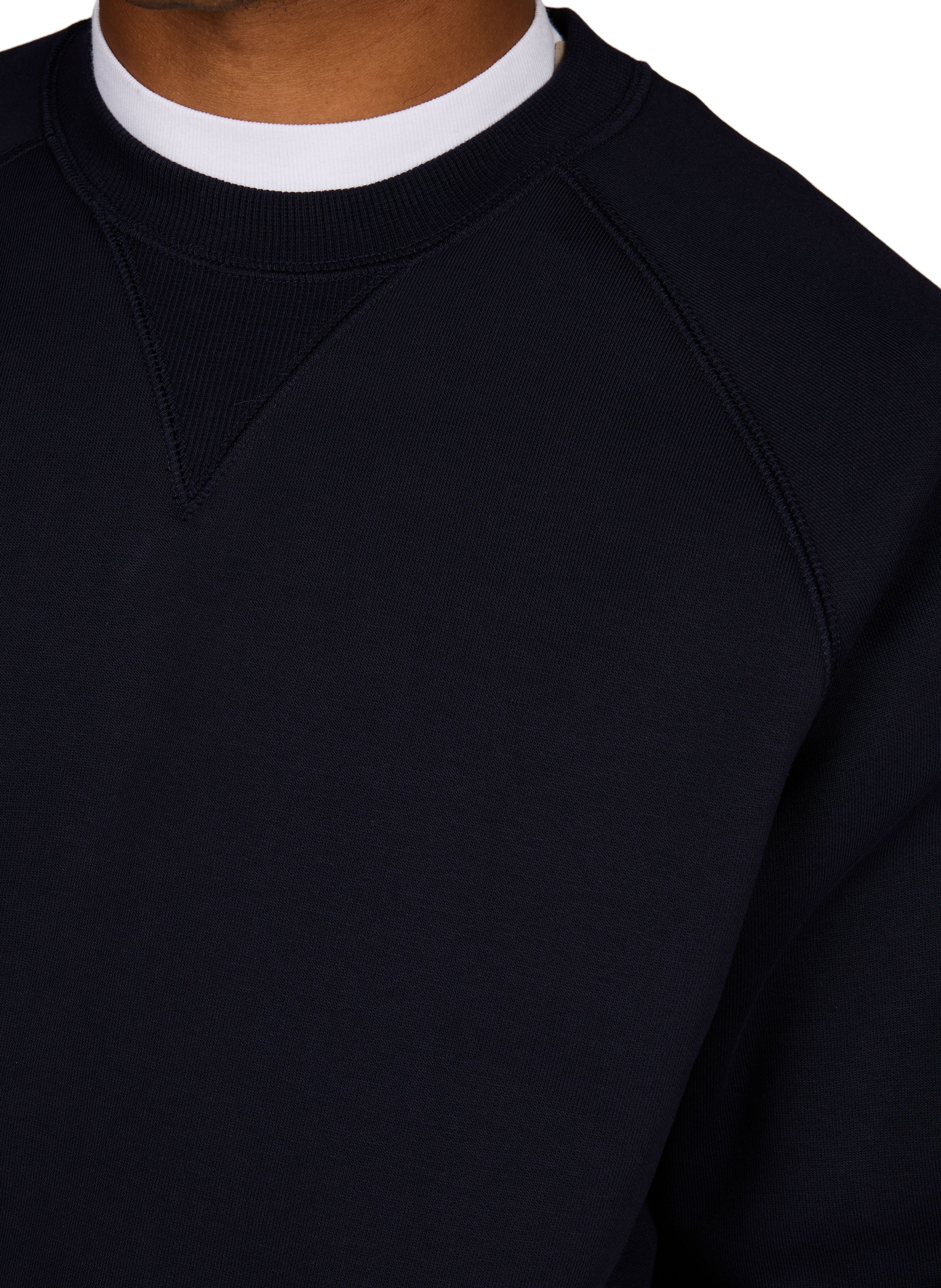 Straight cotton-blend sweatshirt CARHARTT WIP Blue