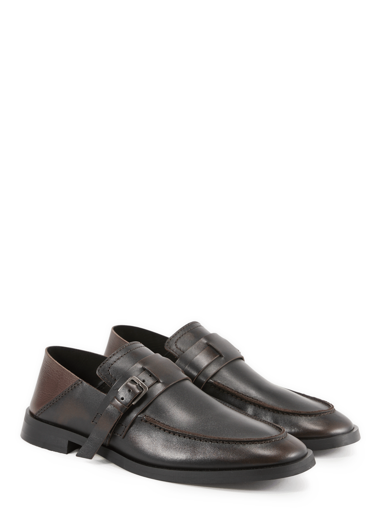 Leather Els loafers E8 BY MIISTA Brown