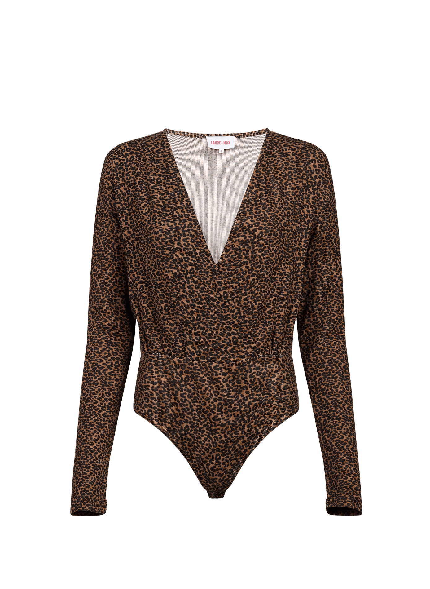 Body col V imprimé léopard  LAURE+MAX Multicolore