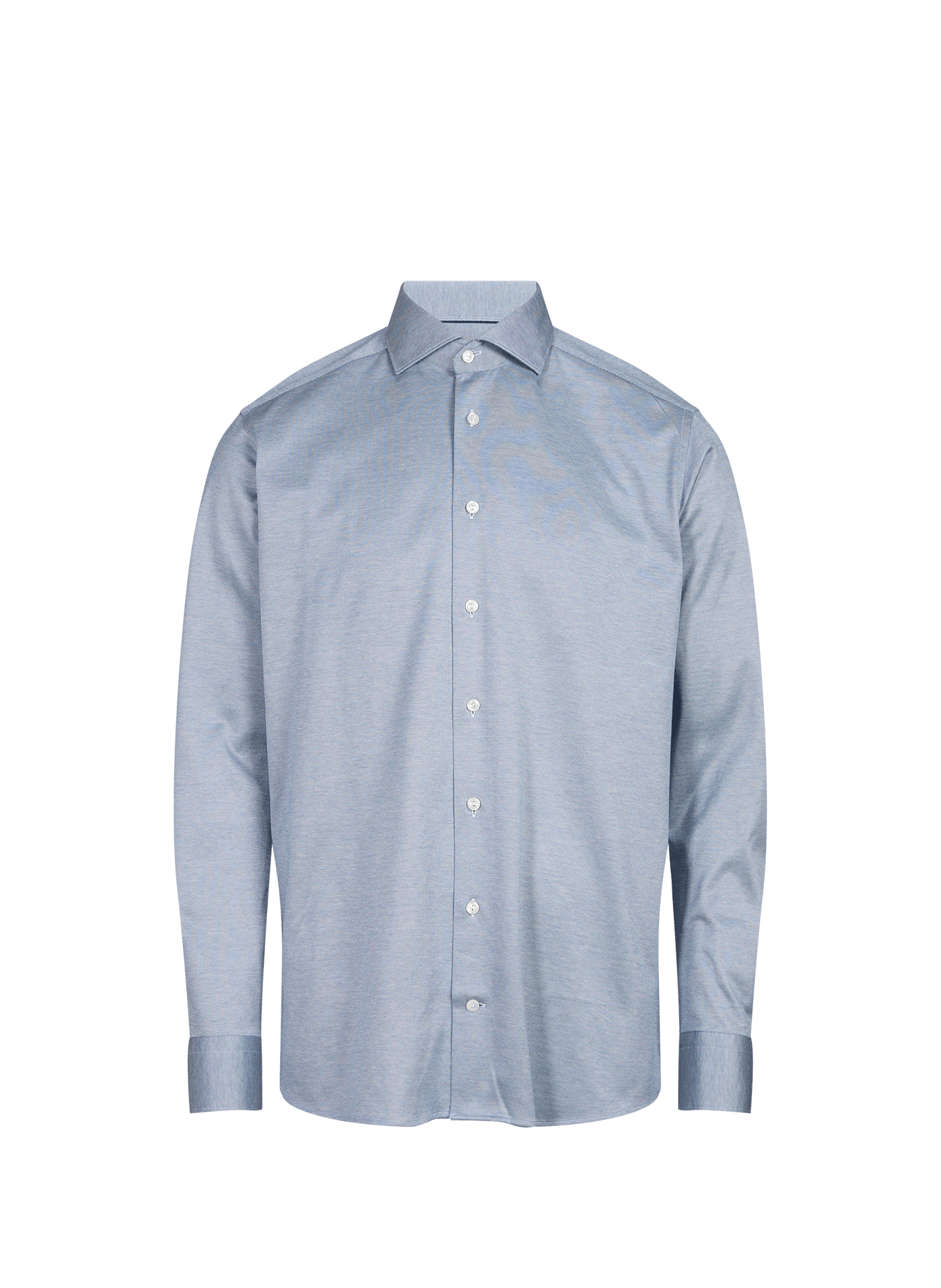 Straight jacquard cotton shirt ETON Grey