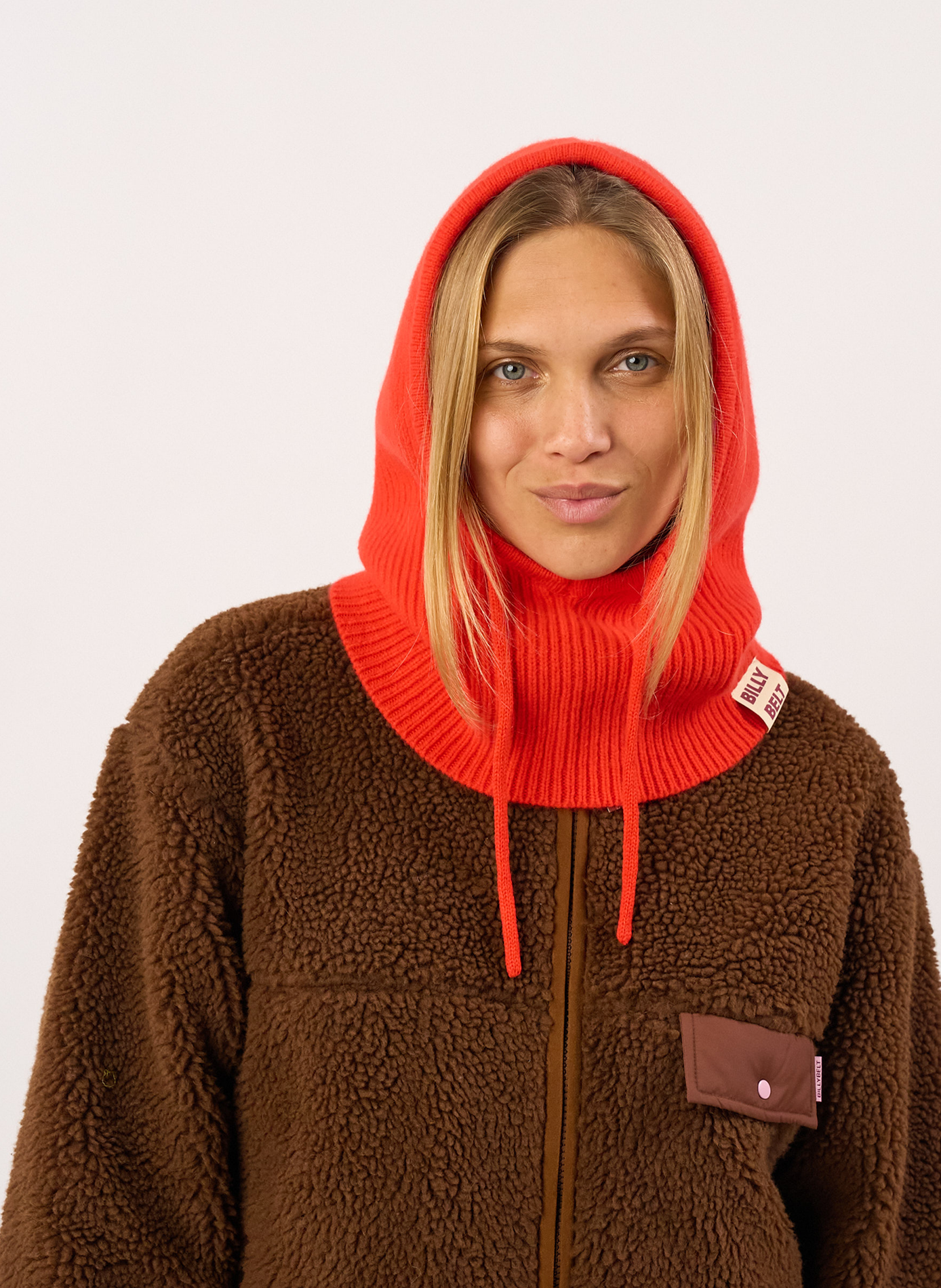 Cagoule en laine BILLYBELT Orange