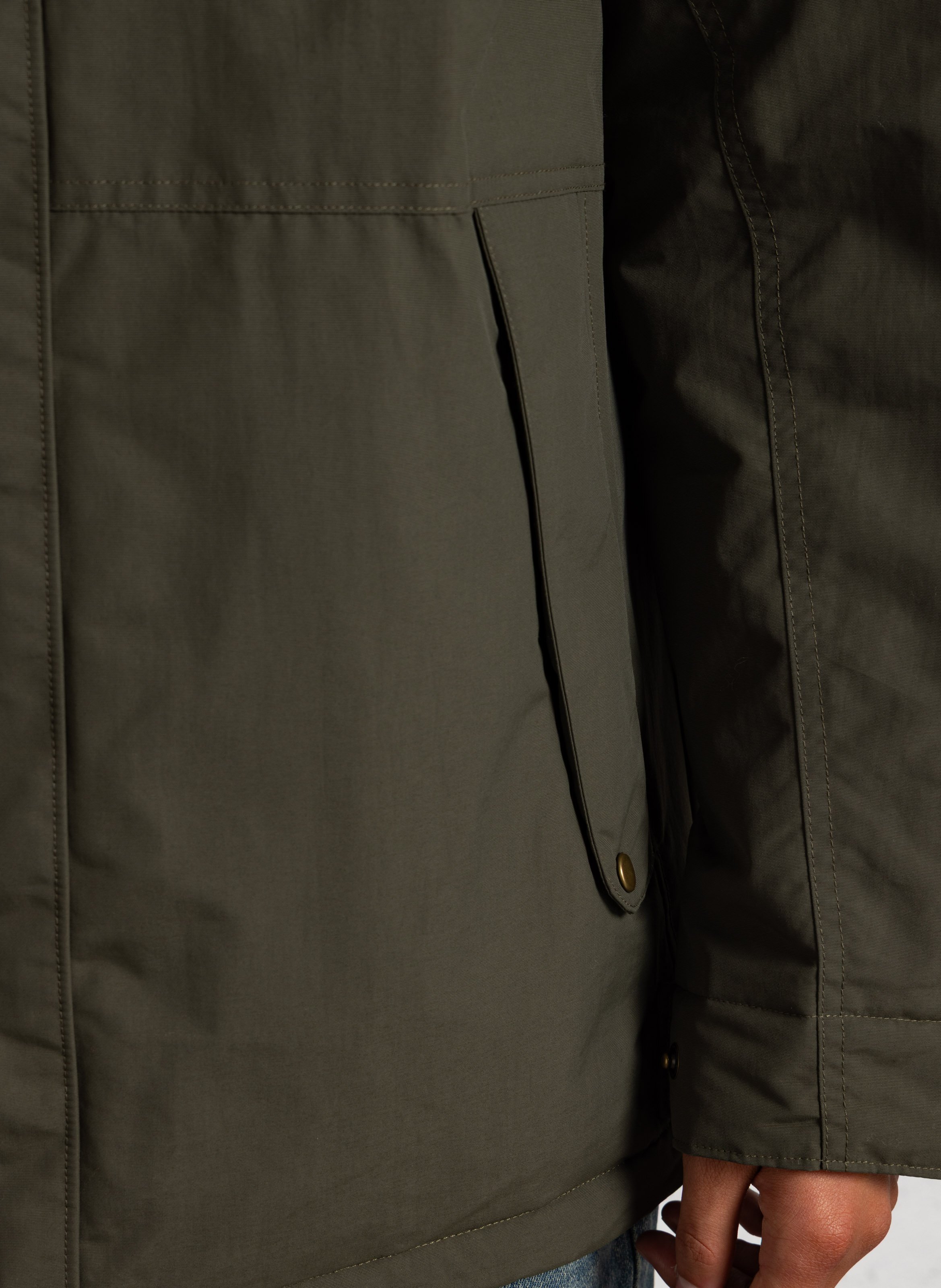 Manteau à capuche droit PATAGONIA Vert