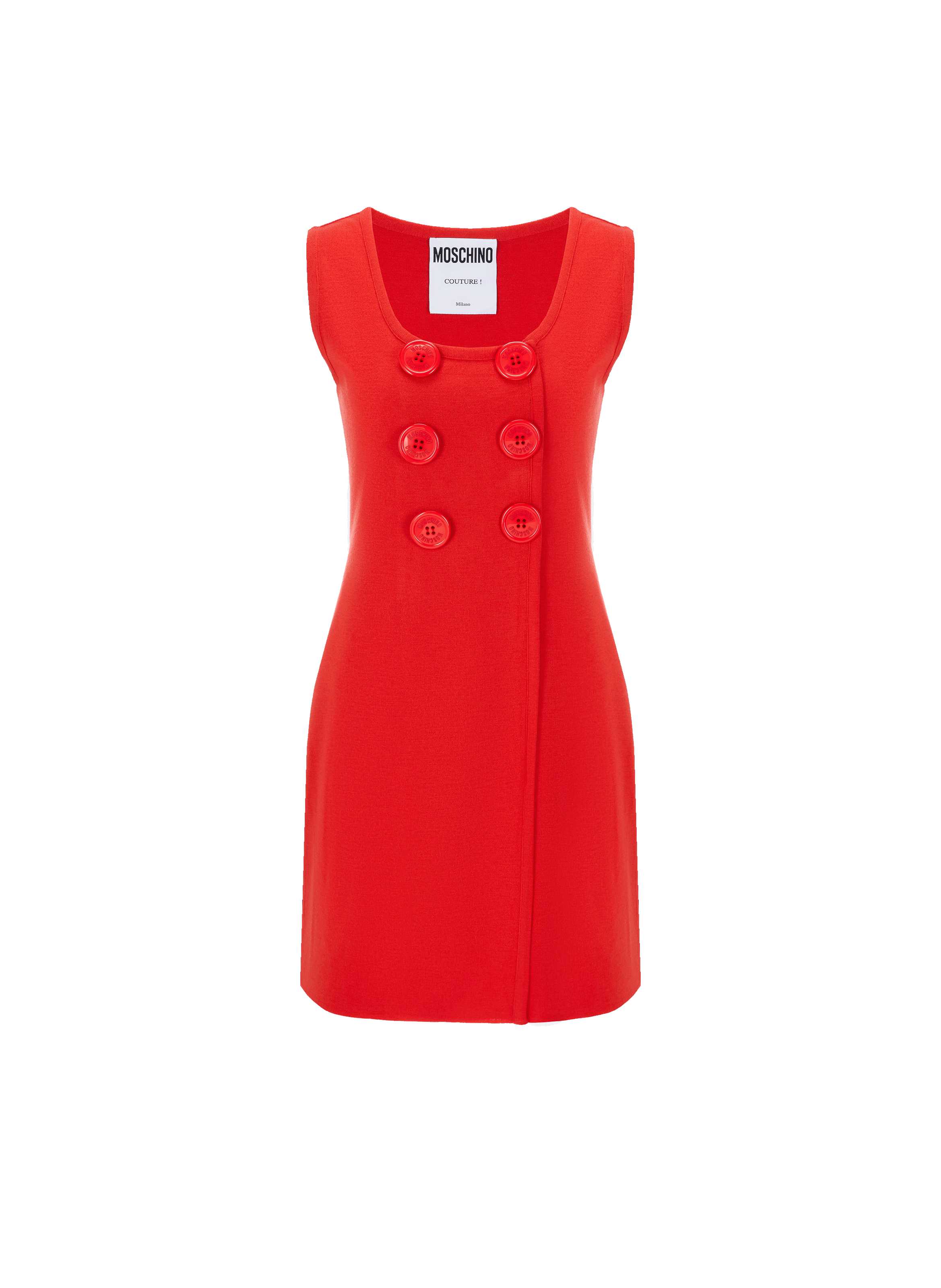 Robe courte en laine vierge