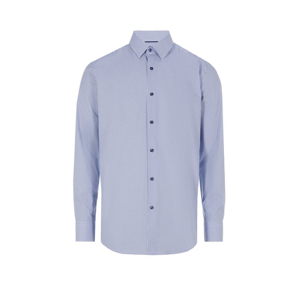 Chemise à motifs en coton