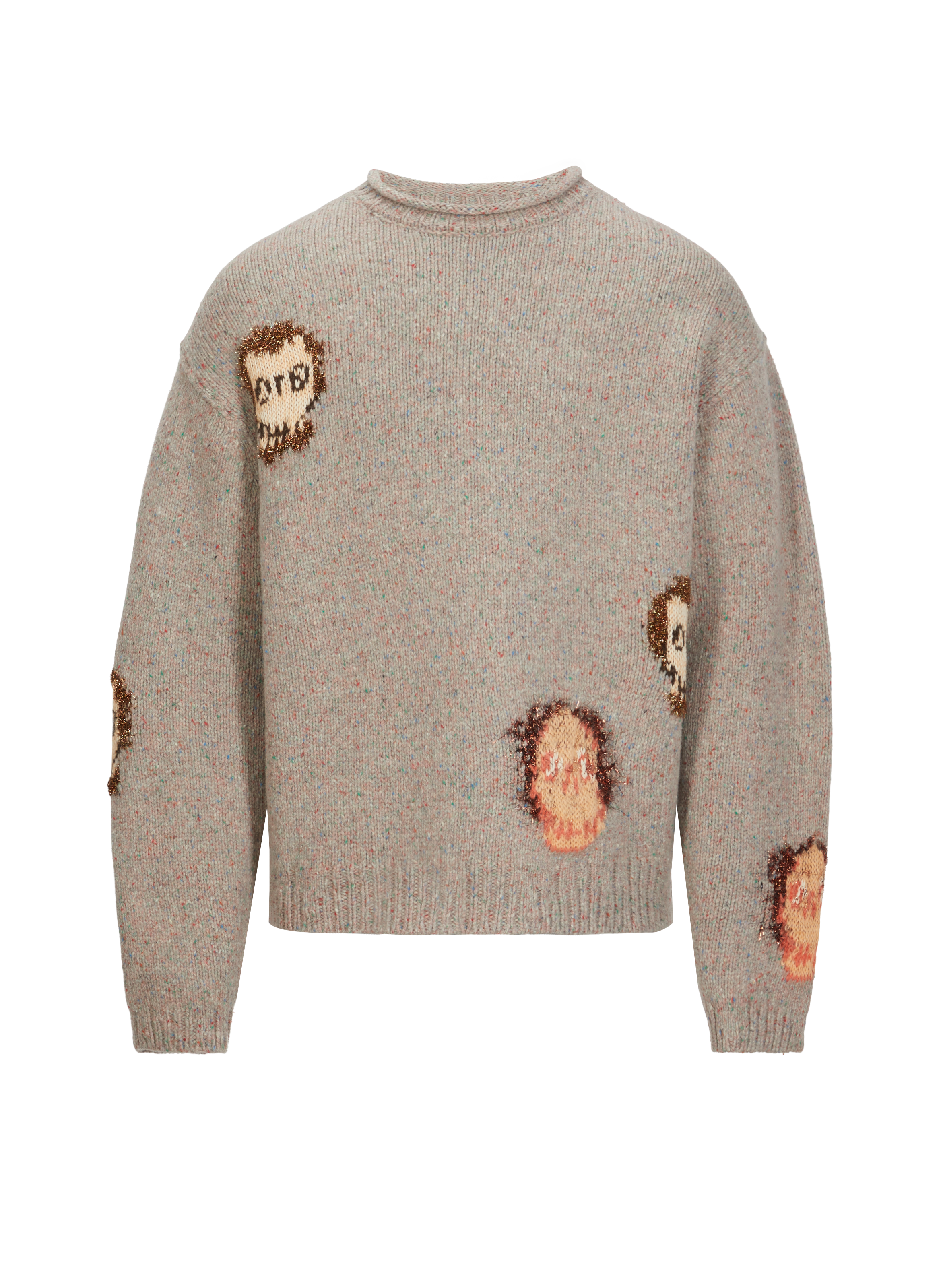 Pull oversize en laine mélangé  ACNE STUDIOS Gris