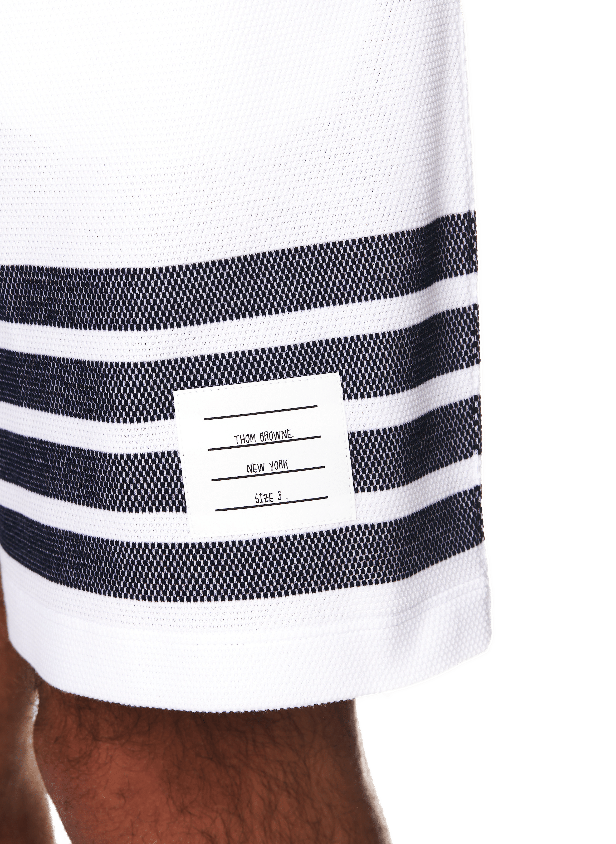 Piqué shorts THOM BROWNE White